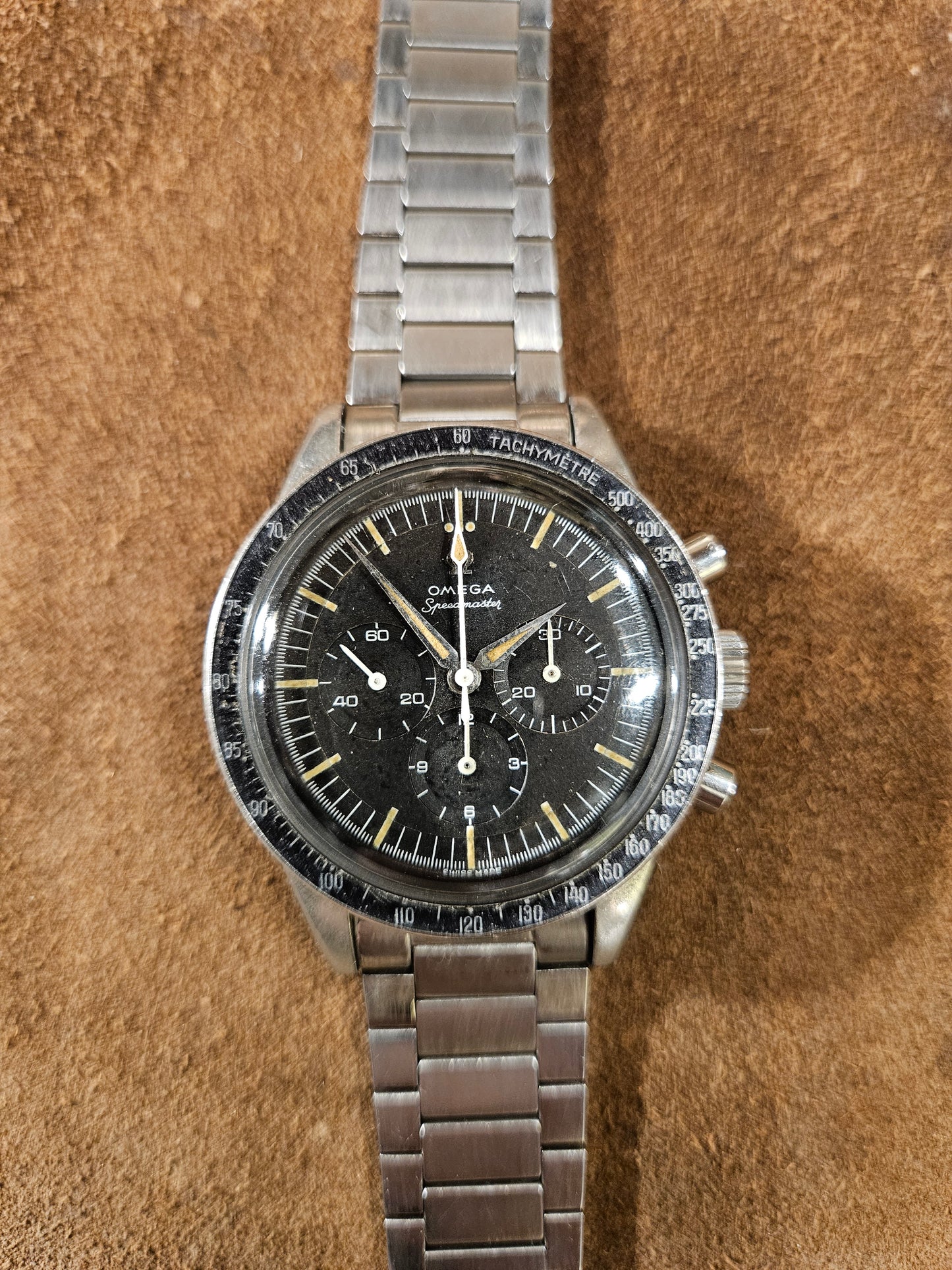 Omega Speedmaster 105.002 watch from 1962.