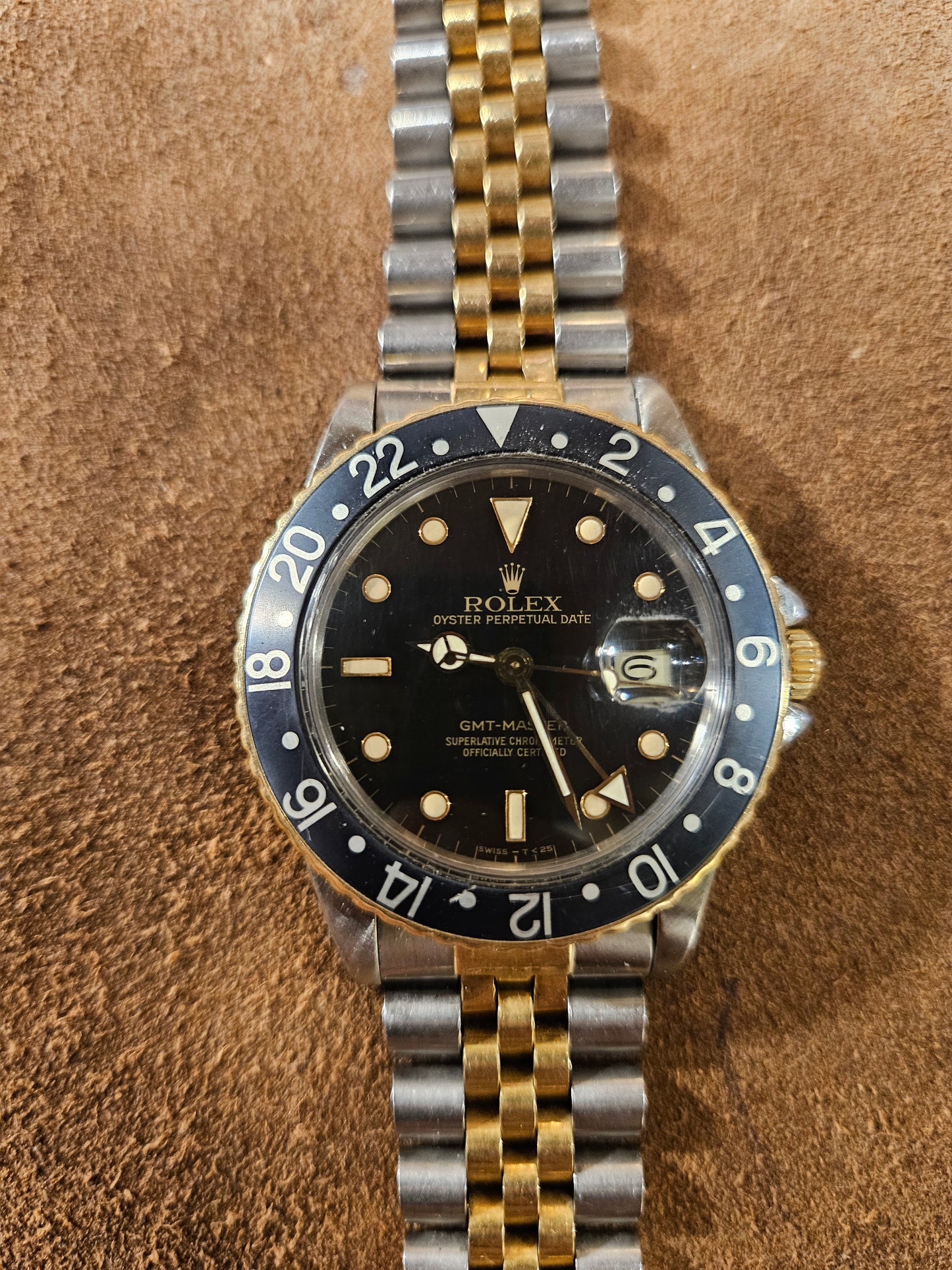 Rolex GMT Master 16753 18kt & steel watch from 1986