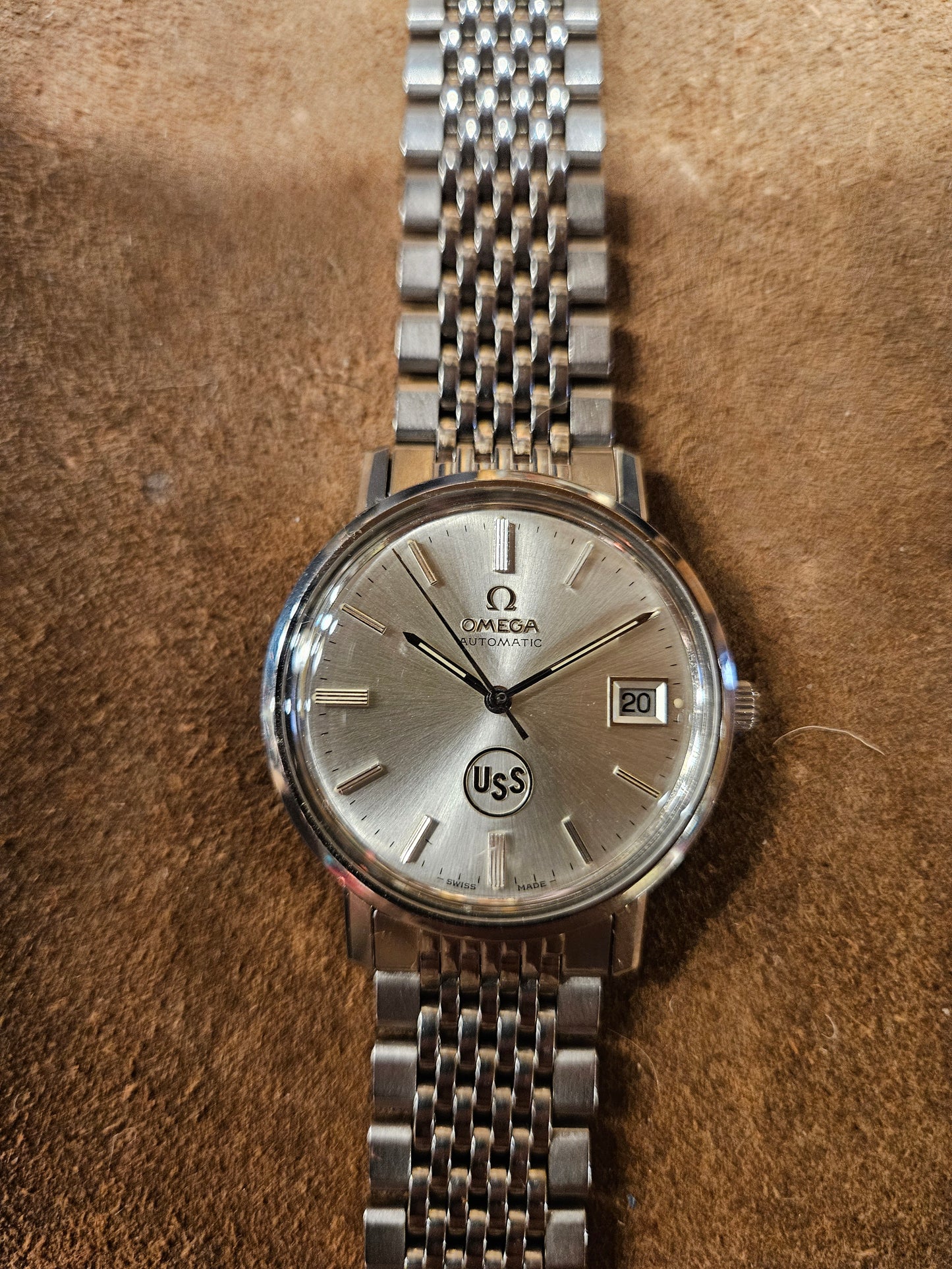 Omega US Steel Products Seamaster watch from 1976