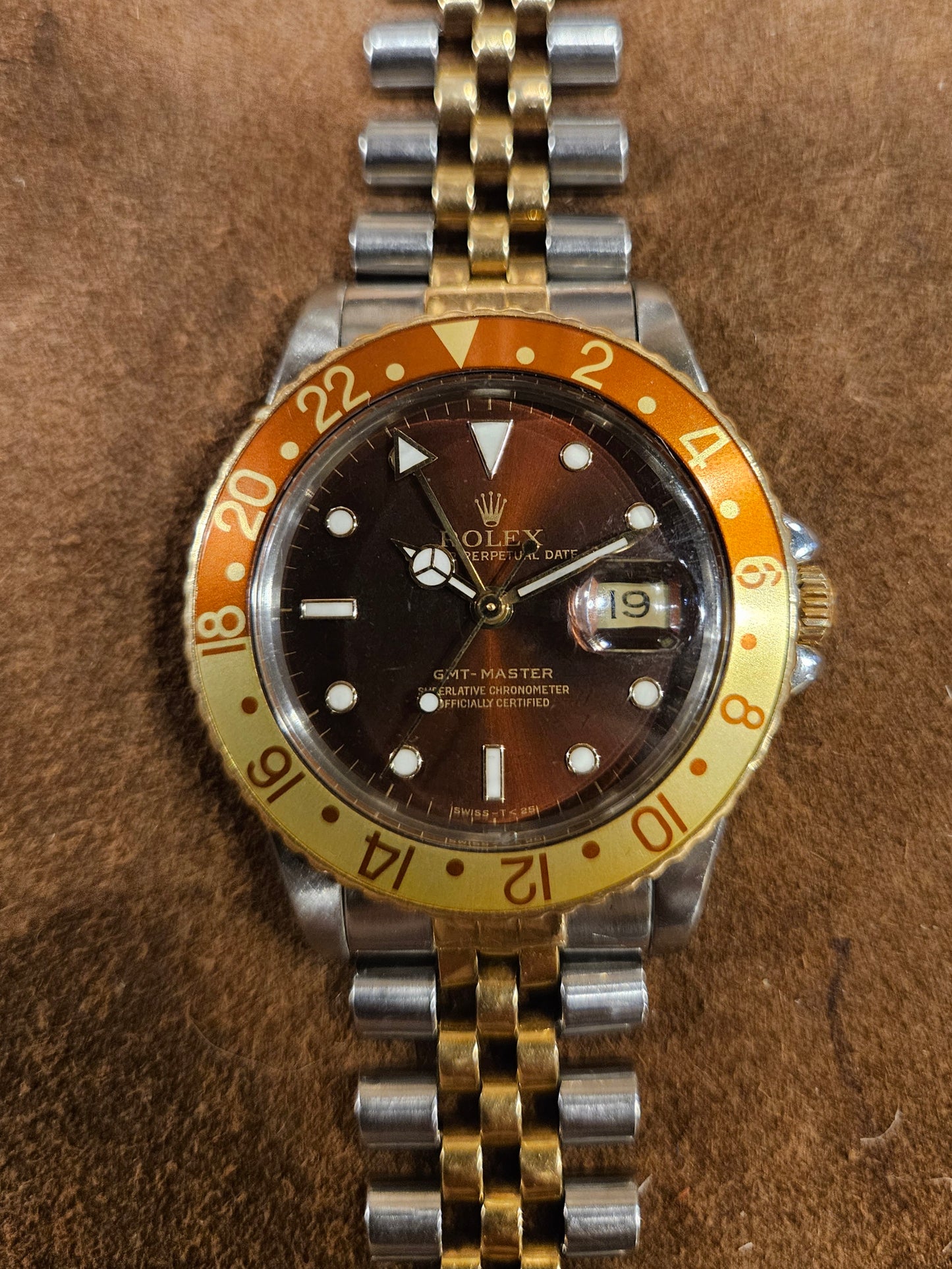 Rolex GMT Master 16753 Rootbeer watch from 1984