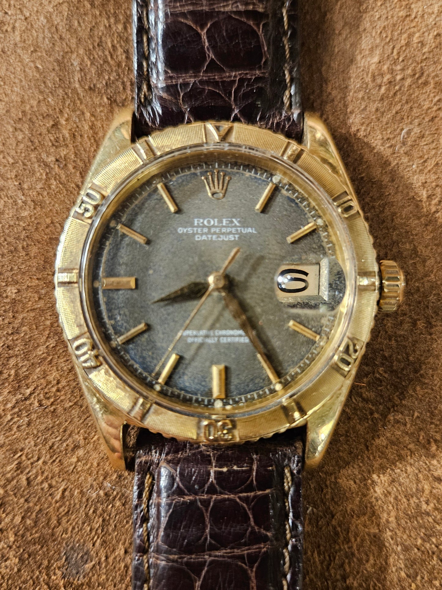 Rolex 1625 18kt Tropical dial watch from 1975