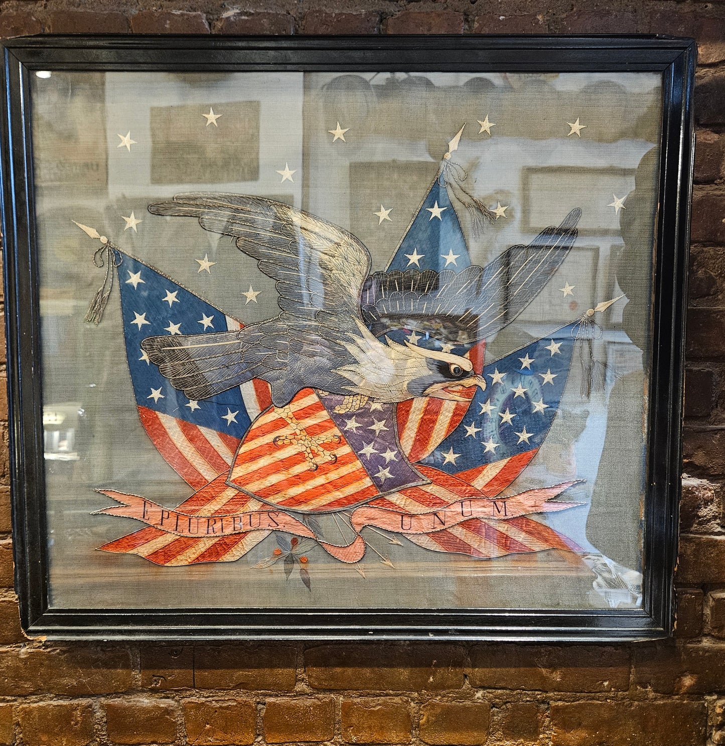 US Naval Japanese Embroidery Sovenieur piece