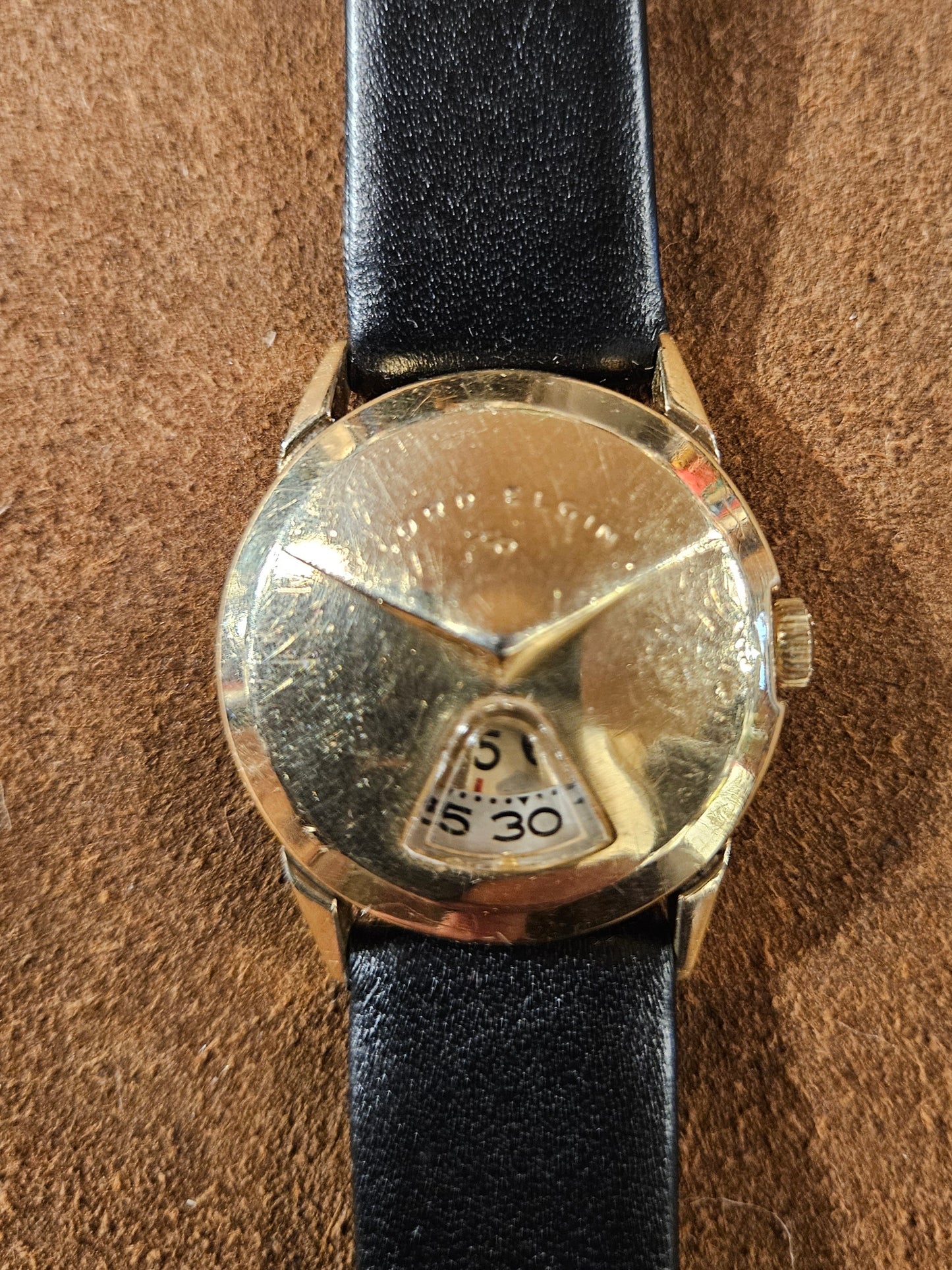 Lord Elgin Jump Hour watch from the 1950s