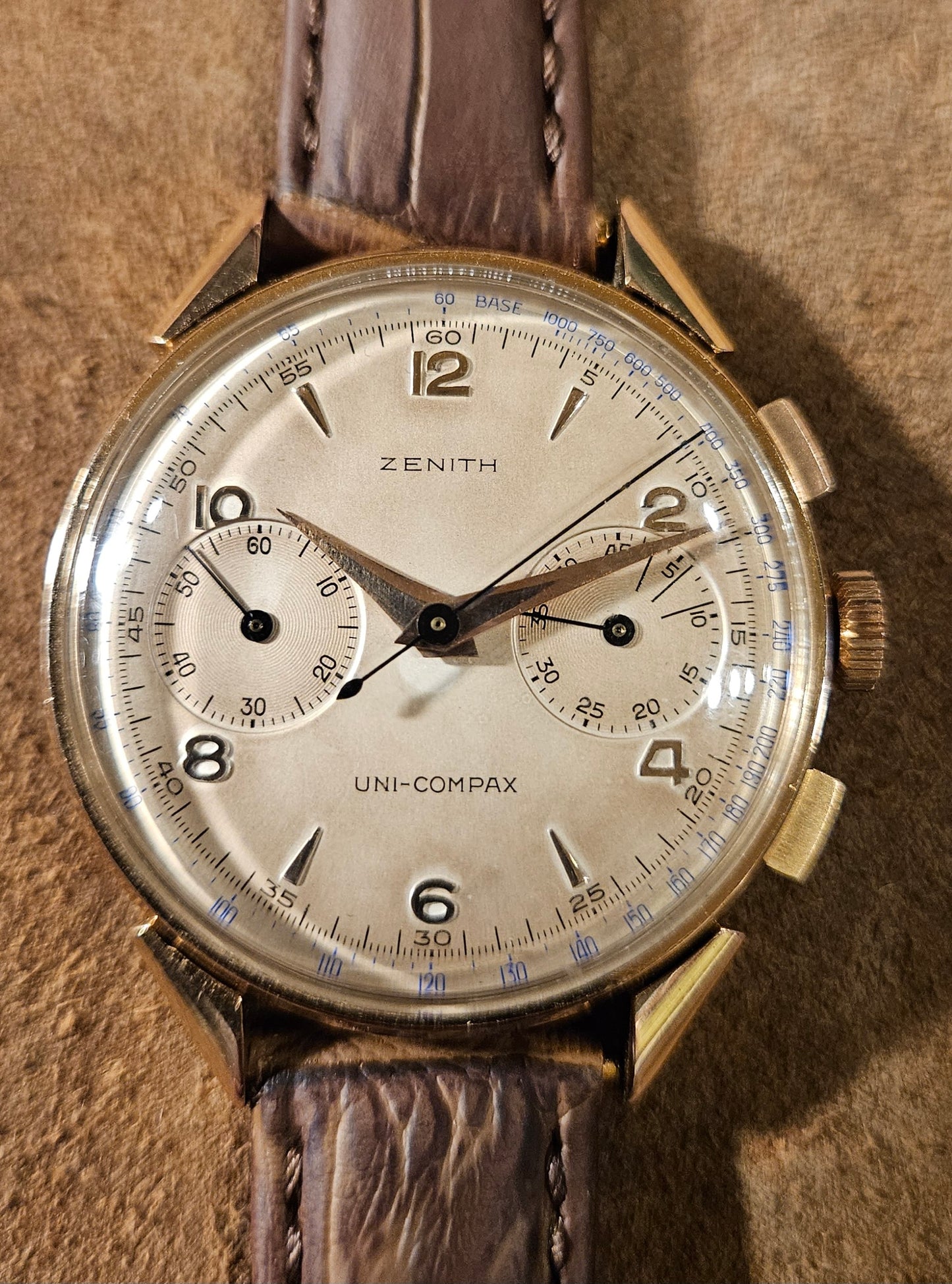 Zenith Uni Compax 2 Register Chronograph from the 1950s