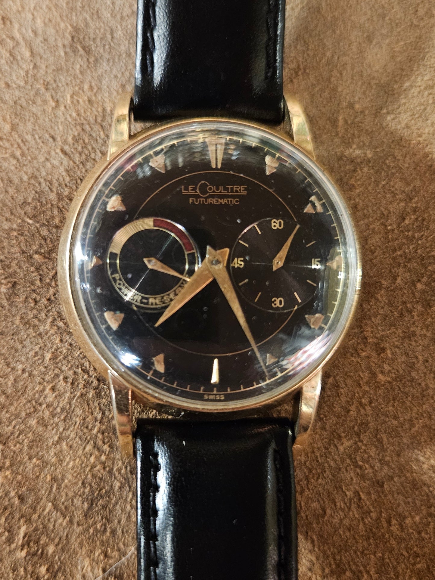 Lecoultre Futurematic watch from the 1950s