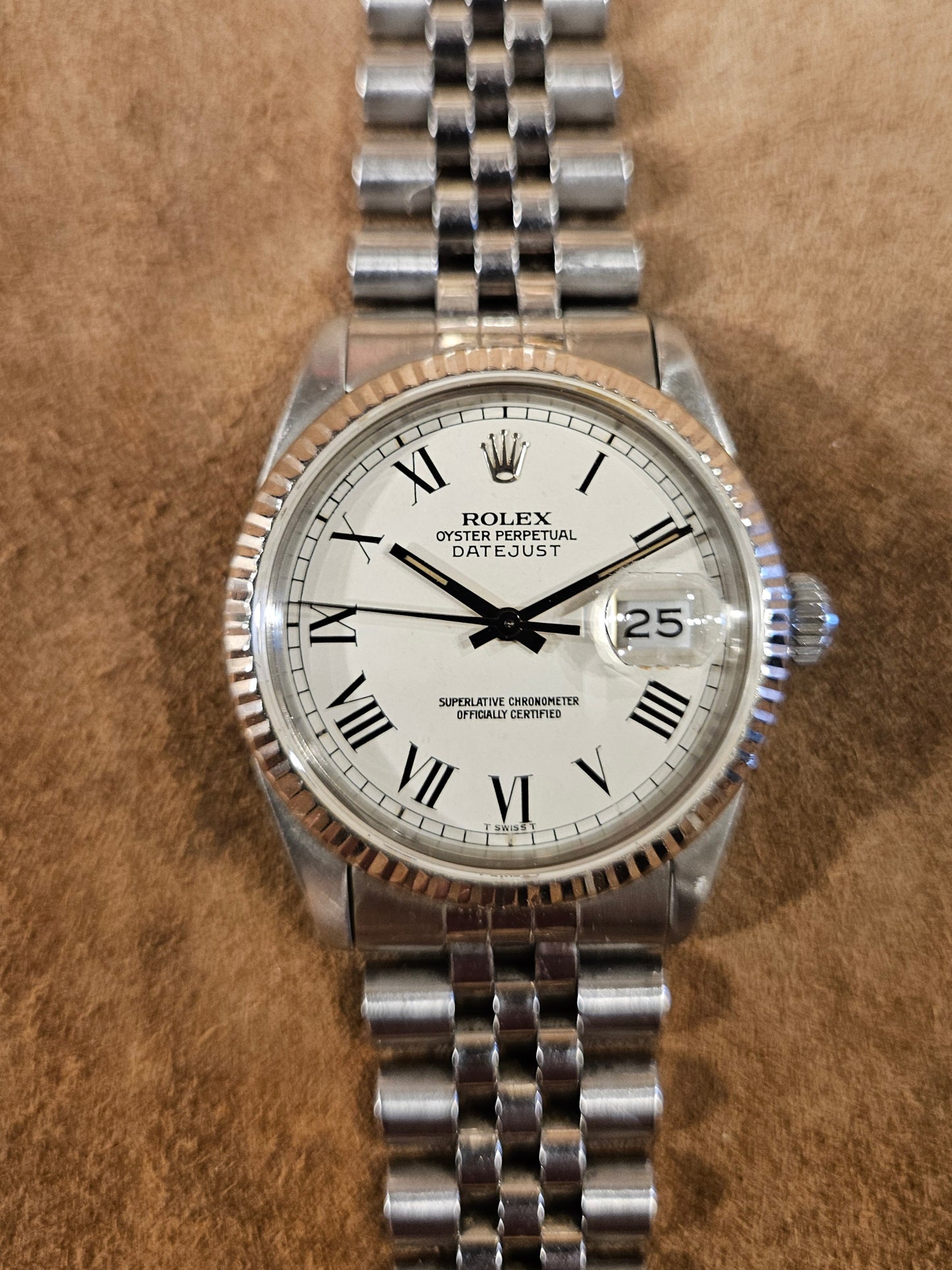 Rolex 16014 Datejust Buckley dial watch from 1988