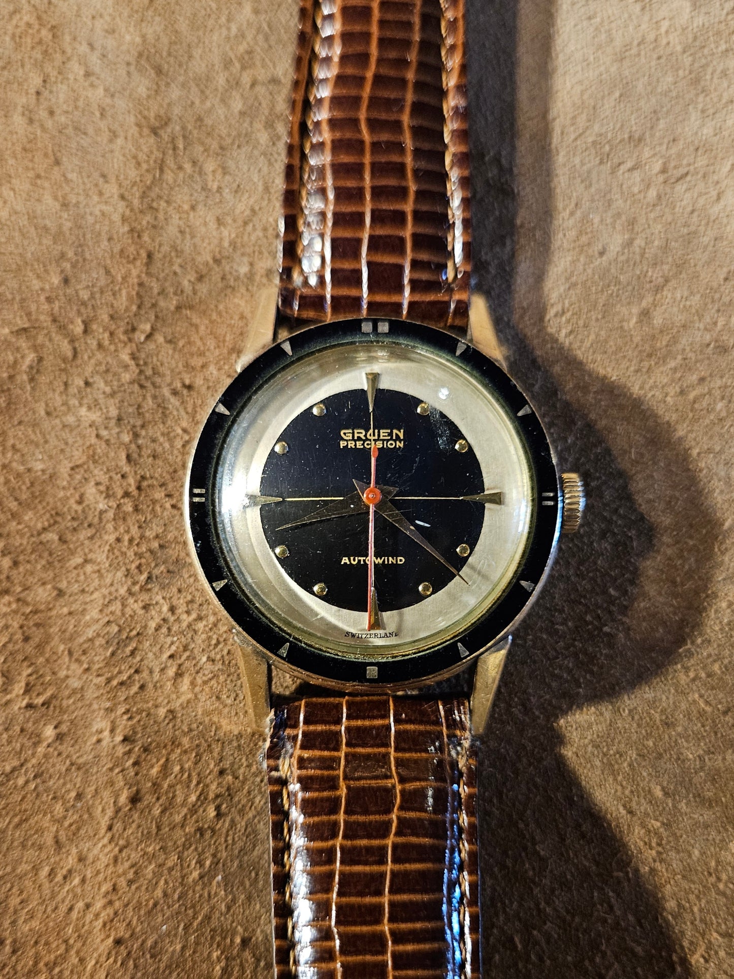 Gruen Bulls eye dress watch from the 1960s