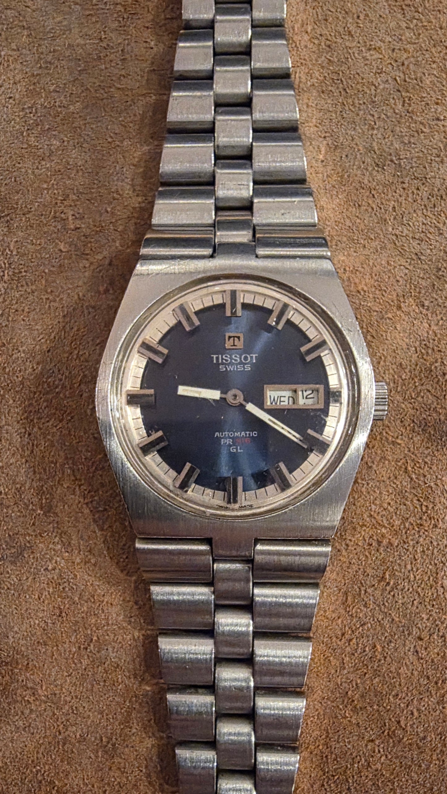 Tissot PR516 GL watch from the 1970s