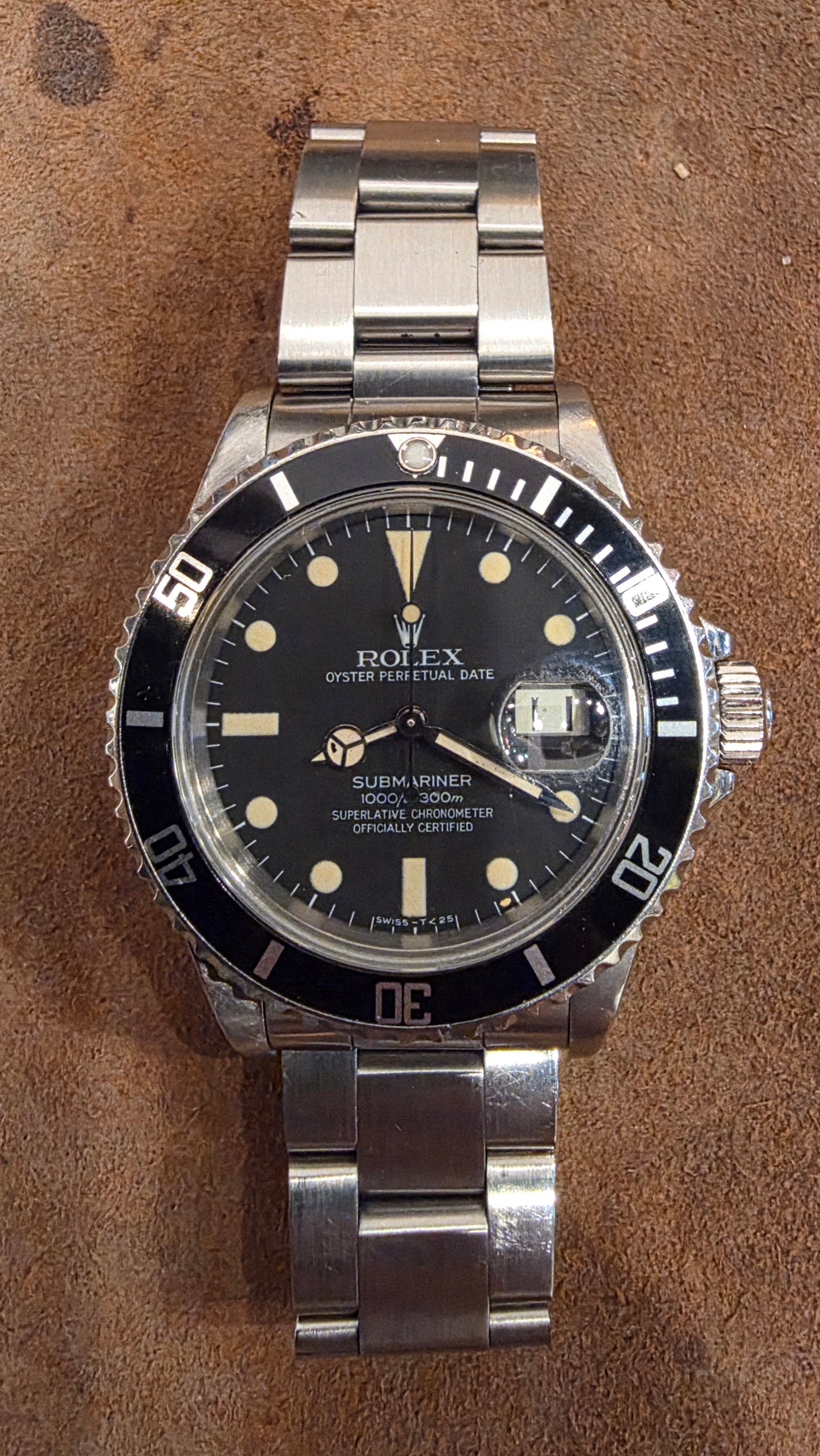Rolex 16800 Submariner watch from 1982