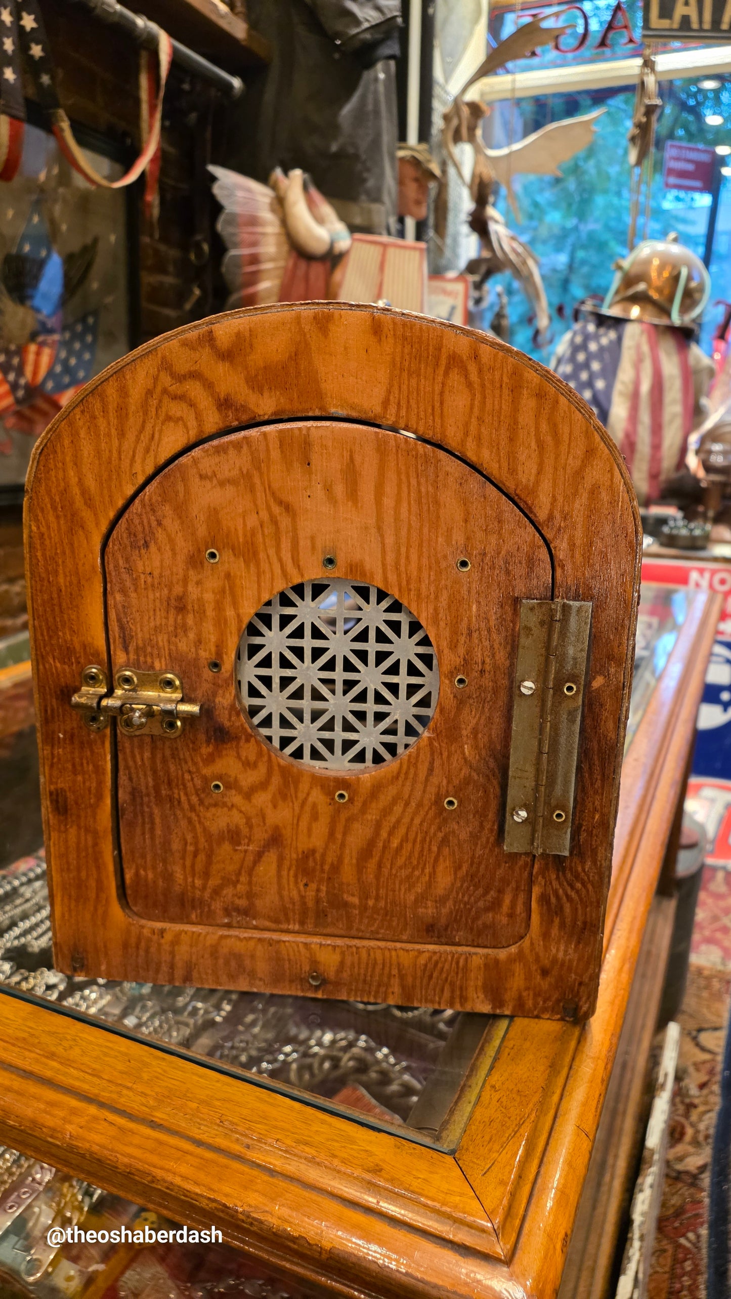 Wooden Pet Carrier from the 1930s