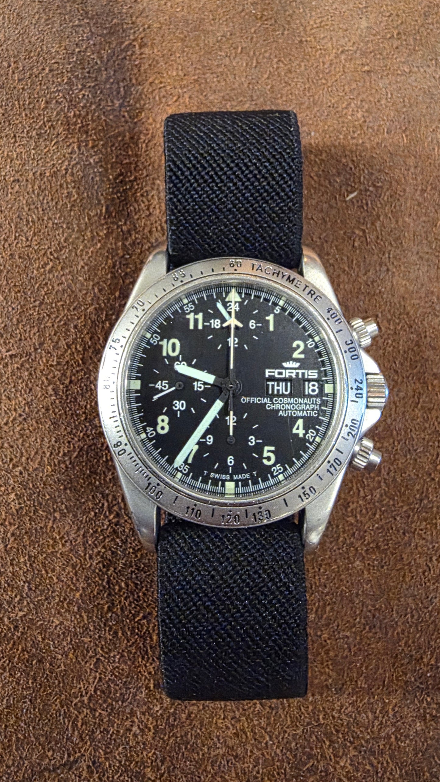 Fortis Cosmonaut Chronograph watch from the 1990s