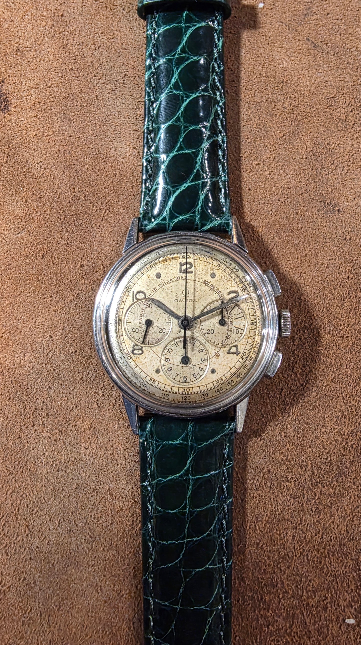 Omega Chronograph 321 watch from the 1960s