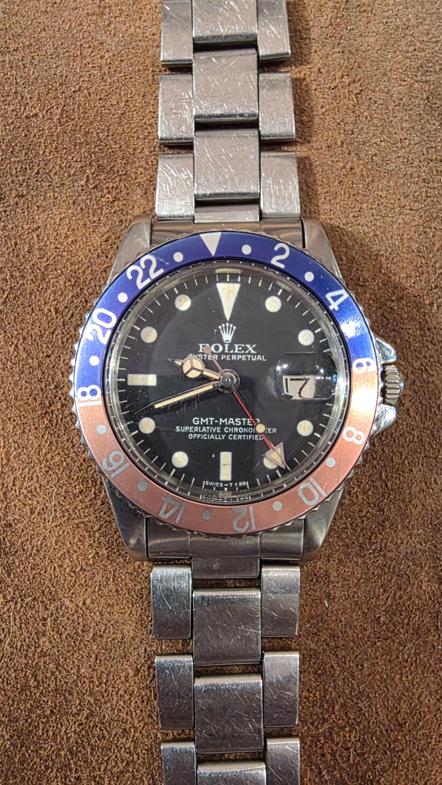 Rolex 1675 Gmt Master in steel watch from 1968