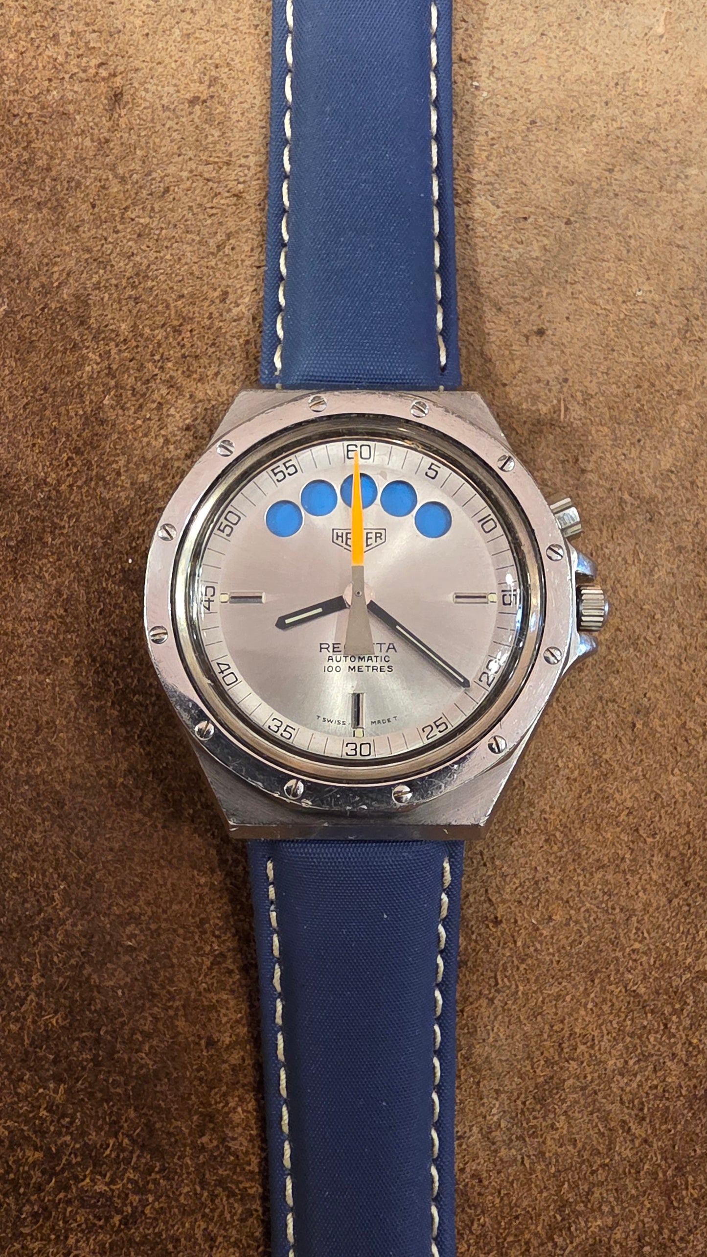 Heuer Regatta 134 500 watch from the early 1980s