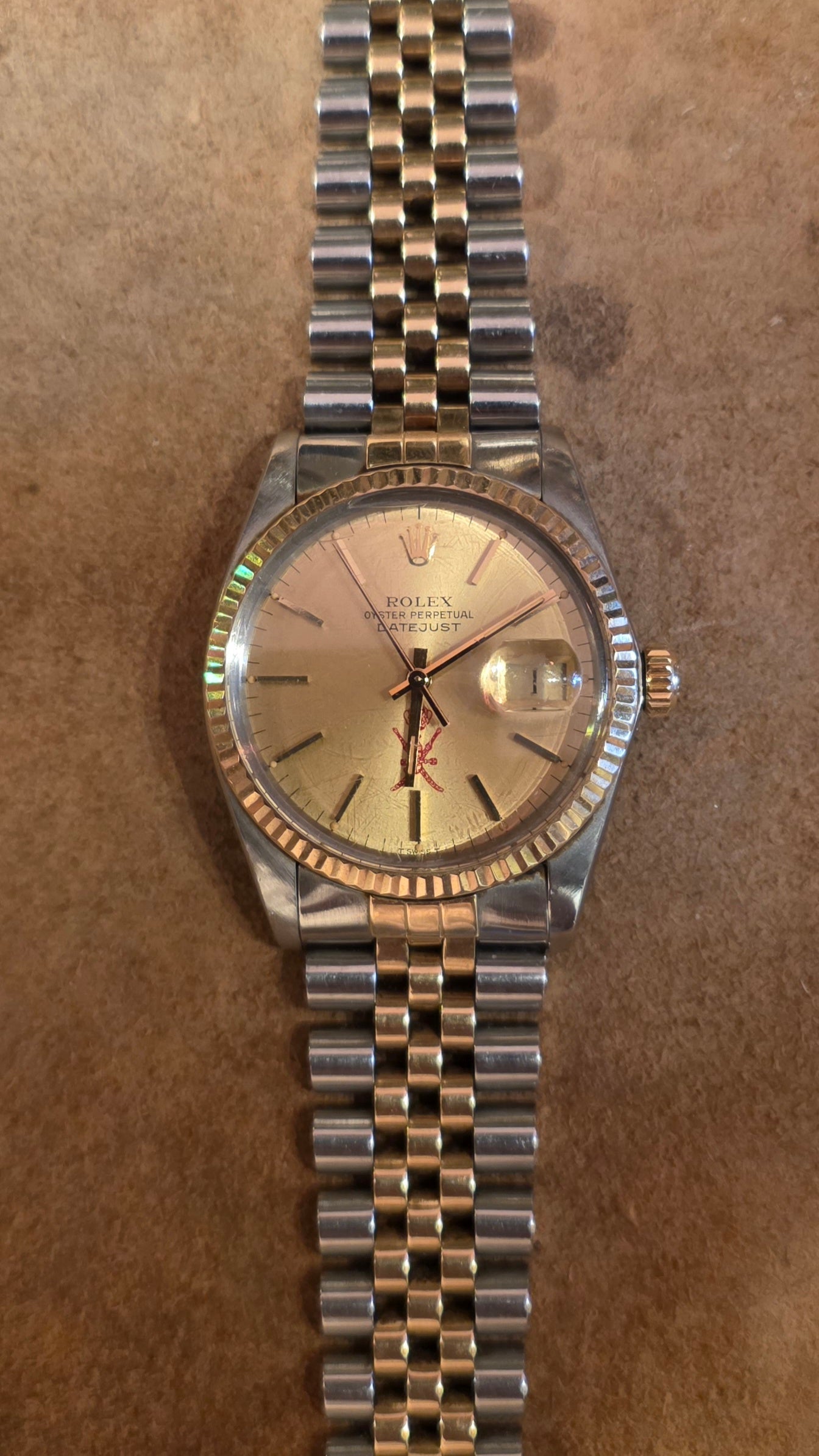Rolex Datejust 16013 Khanjar watch from 1981