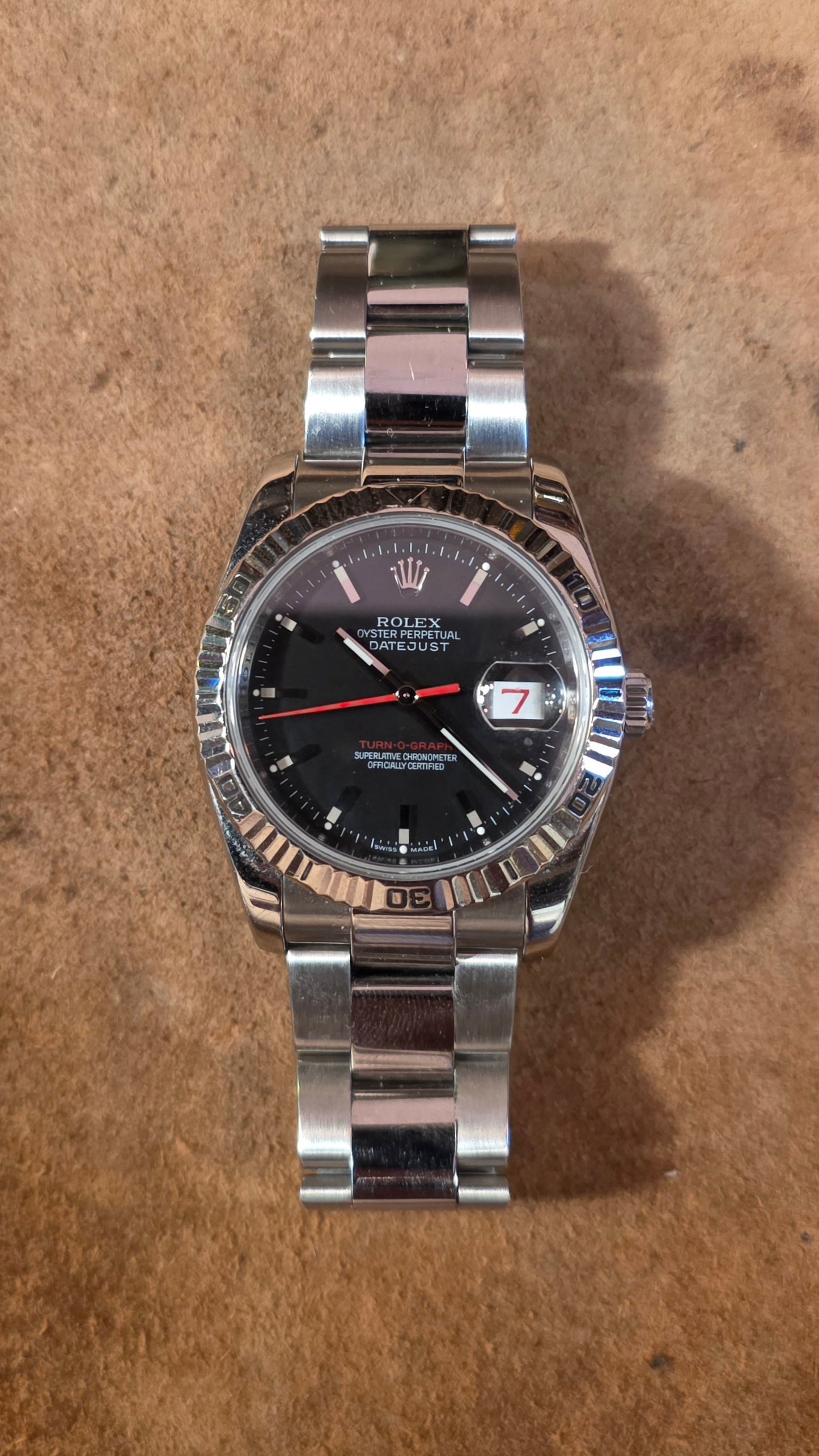 Rolex Datejust Turn o grapgh 116264 watch from 2008