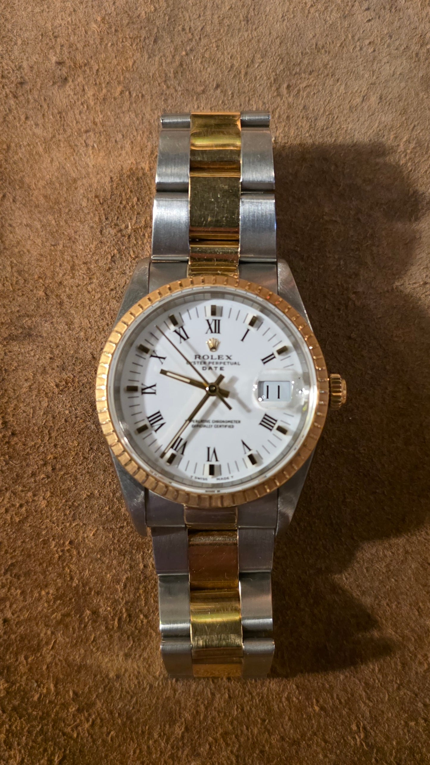 Rolex date 15223 watch from 1990