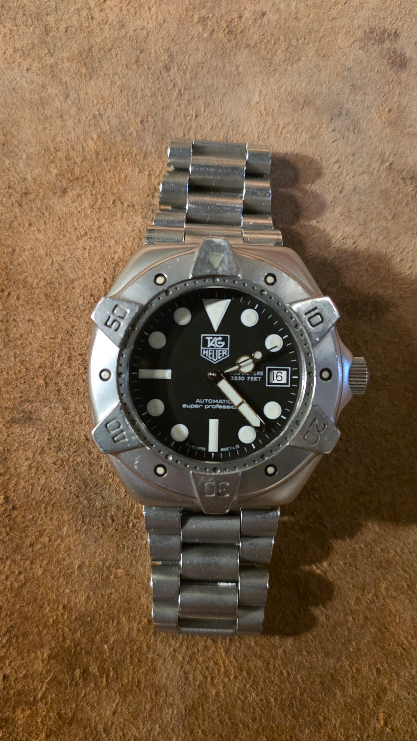 Tag Heuer Super Professional 840 006 watch from 1984