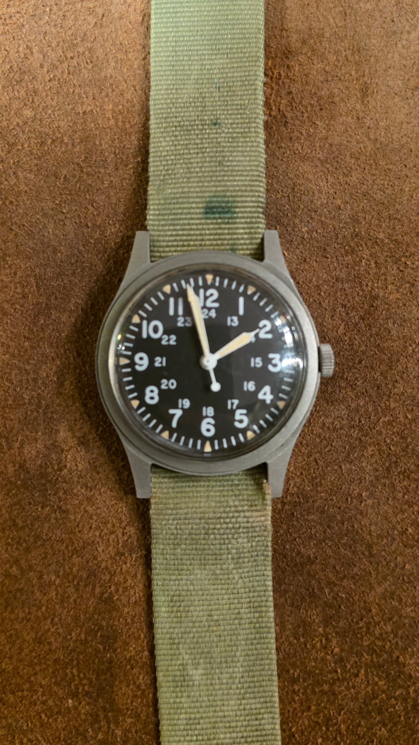 Hamilton GG W 113 Field watch from 1981