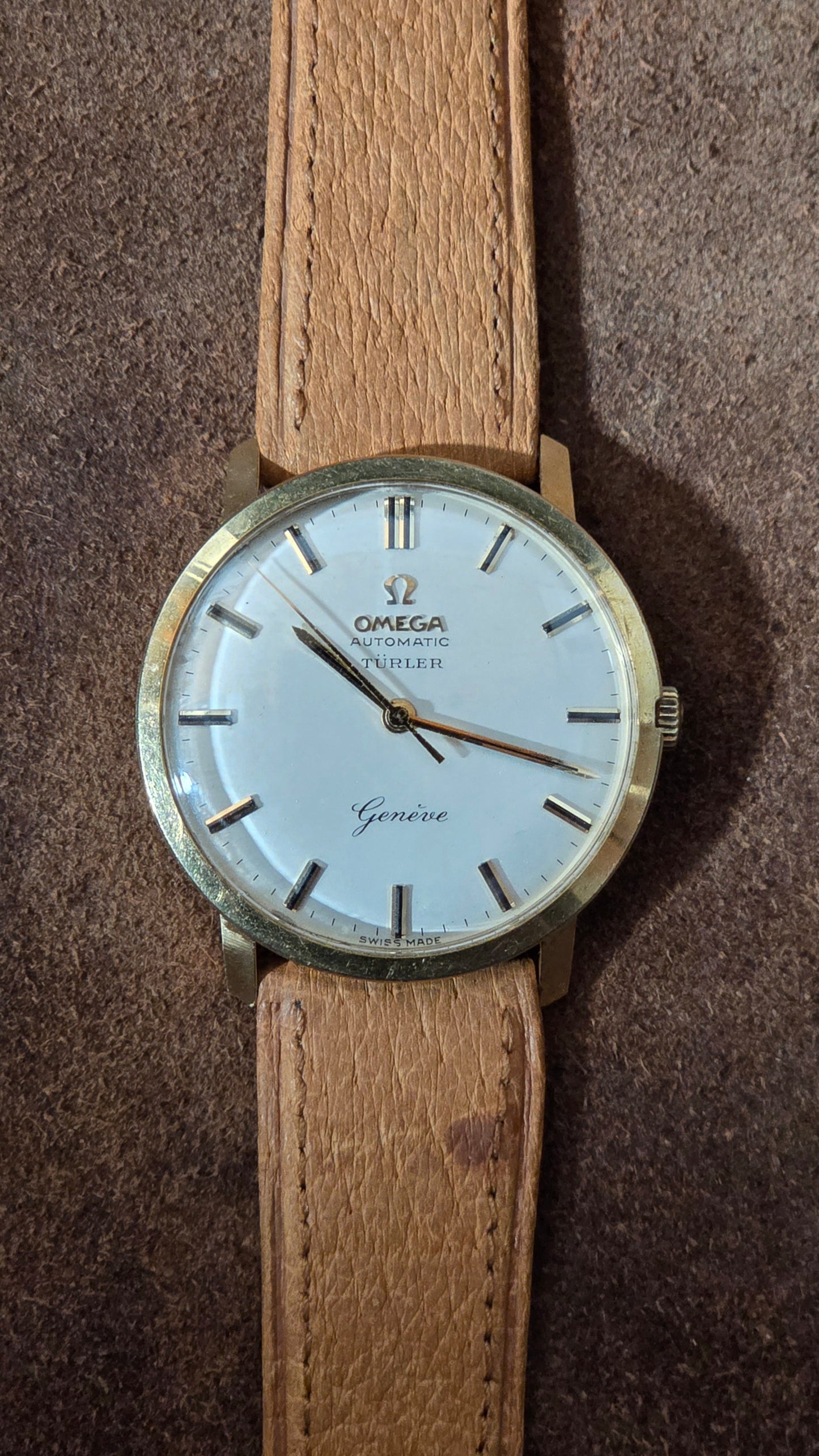 Omega Seamaster retailed by Turler watch from the 1960s