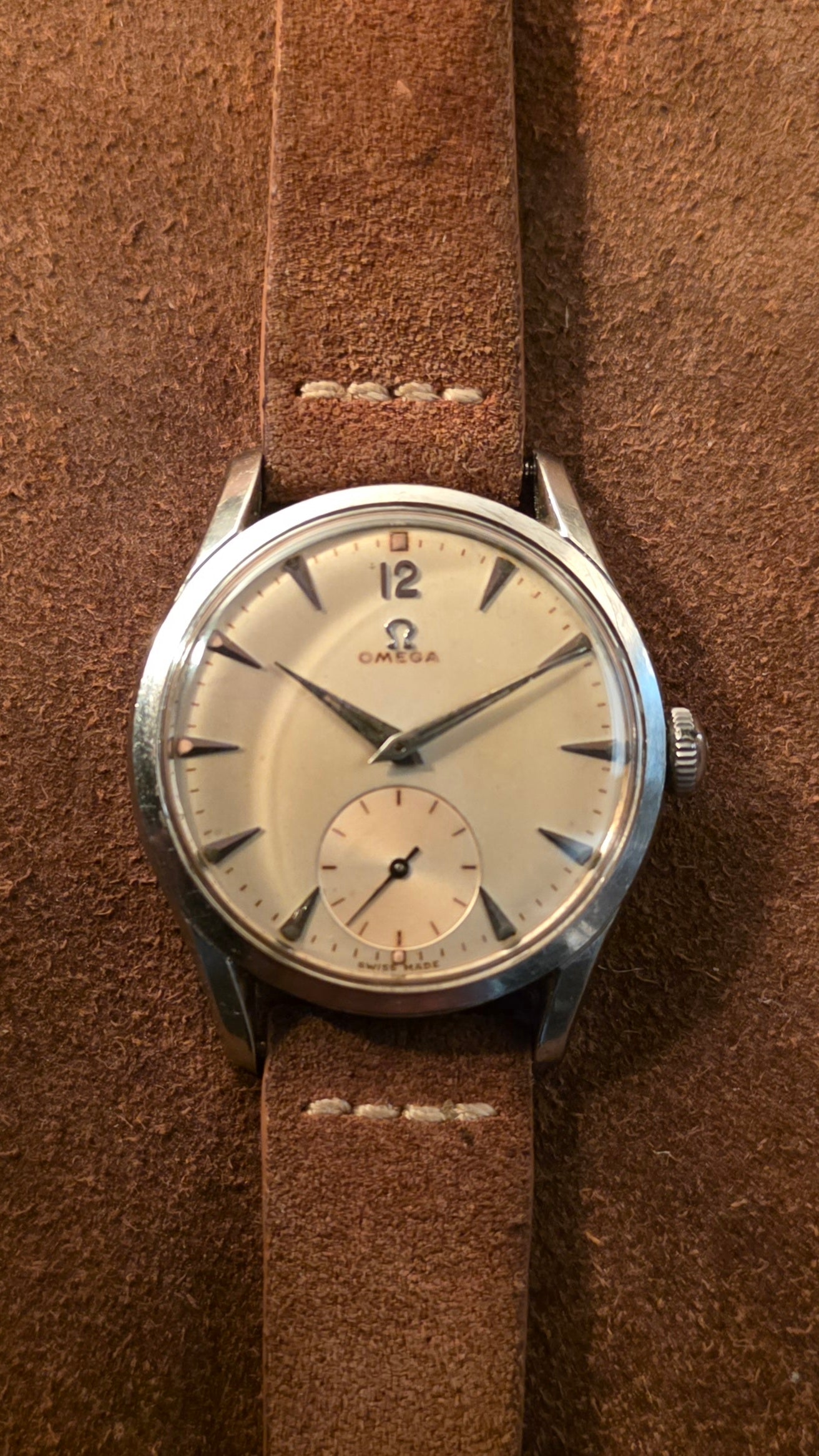 Omega Oversized dress watch from the 1950s.