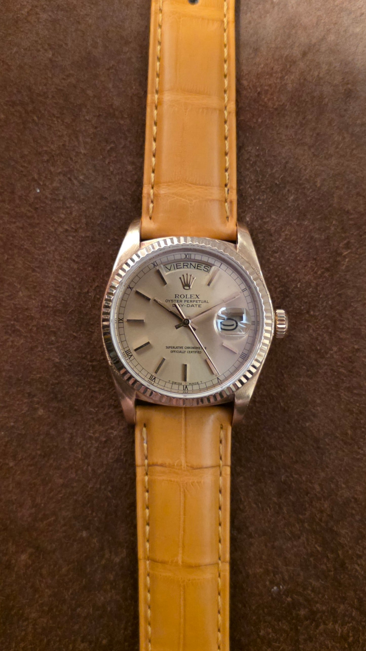 Rolex 18038 day date watch from 1985
