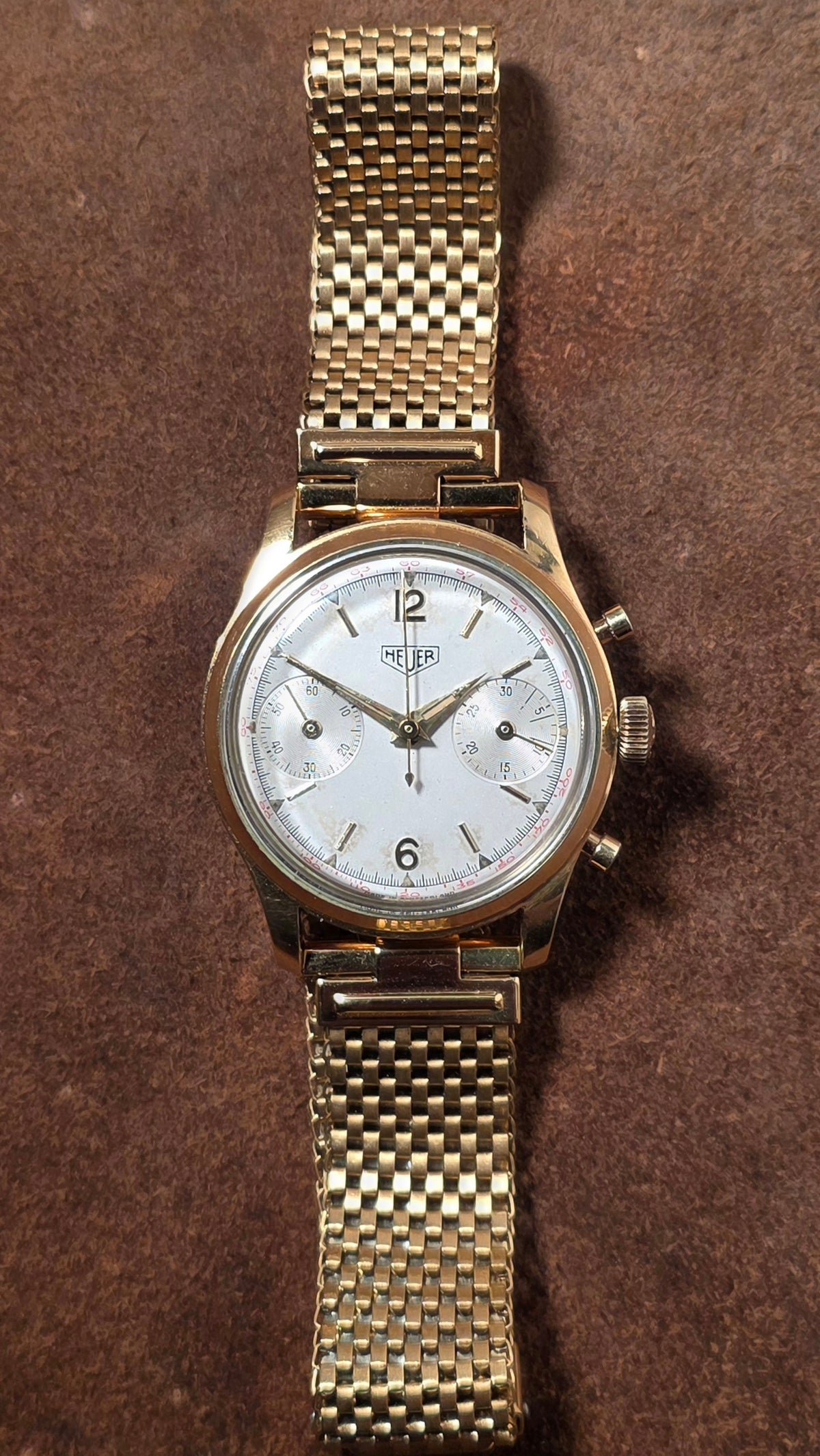 Heuer Pre Carrera Watch from the 1940s