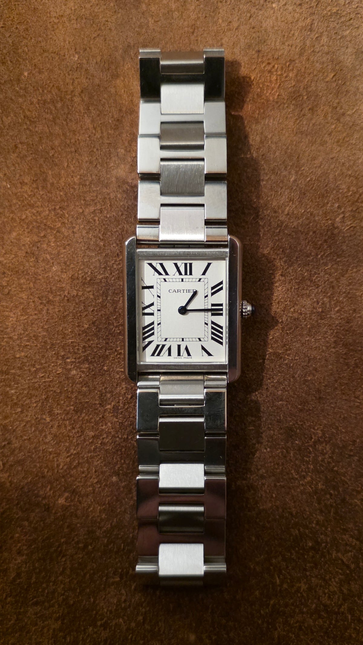 Cartier Tank Solo 3169 watch in steel