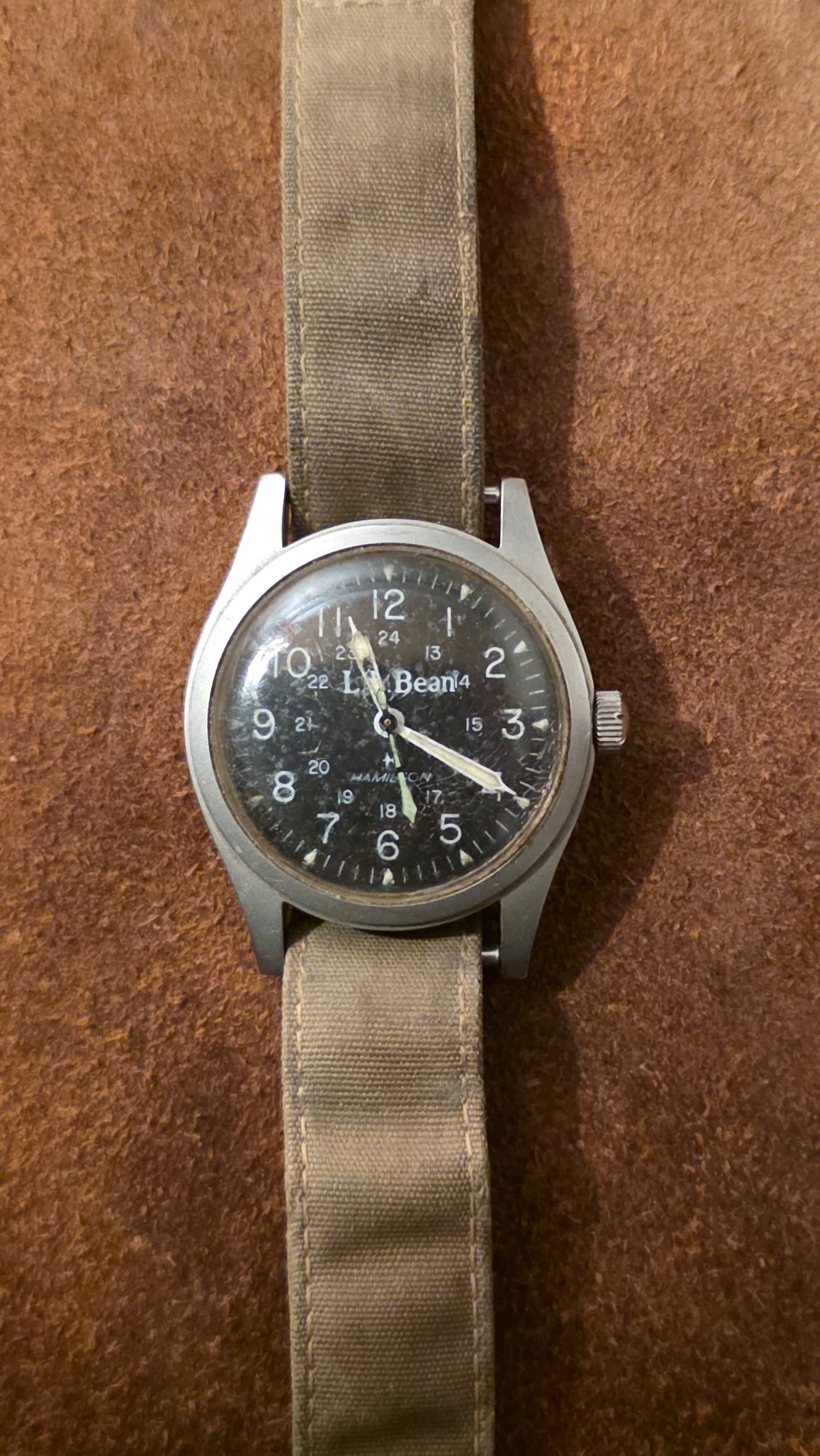 Hamilton 9219 LL Bean Field watch from the 1980s