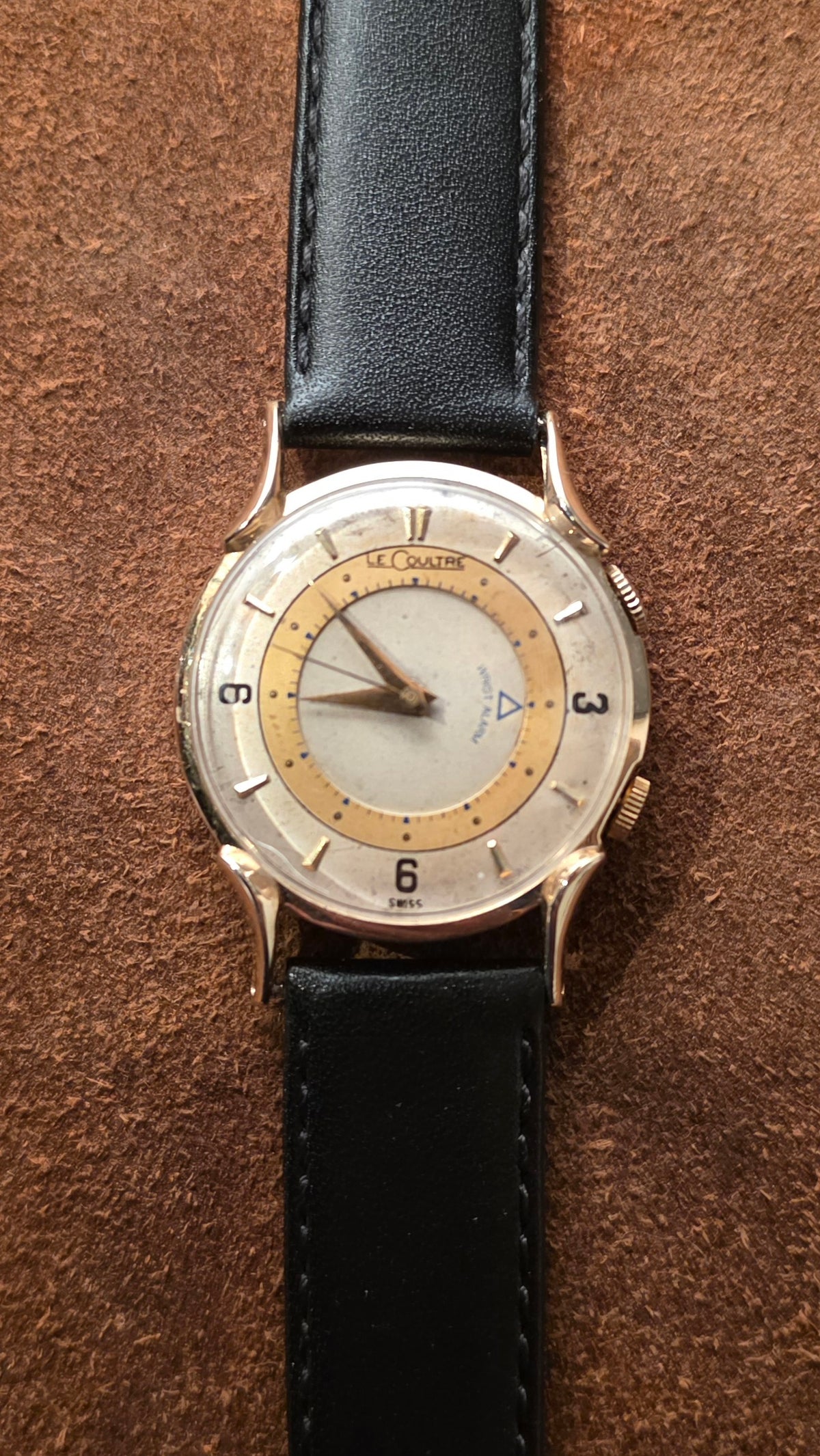 Lecoultre Wrist Alarm watch from the 1950s