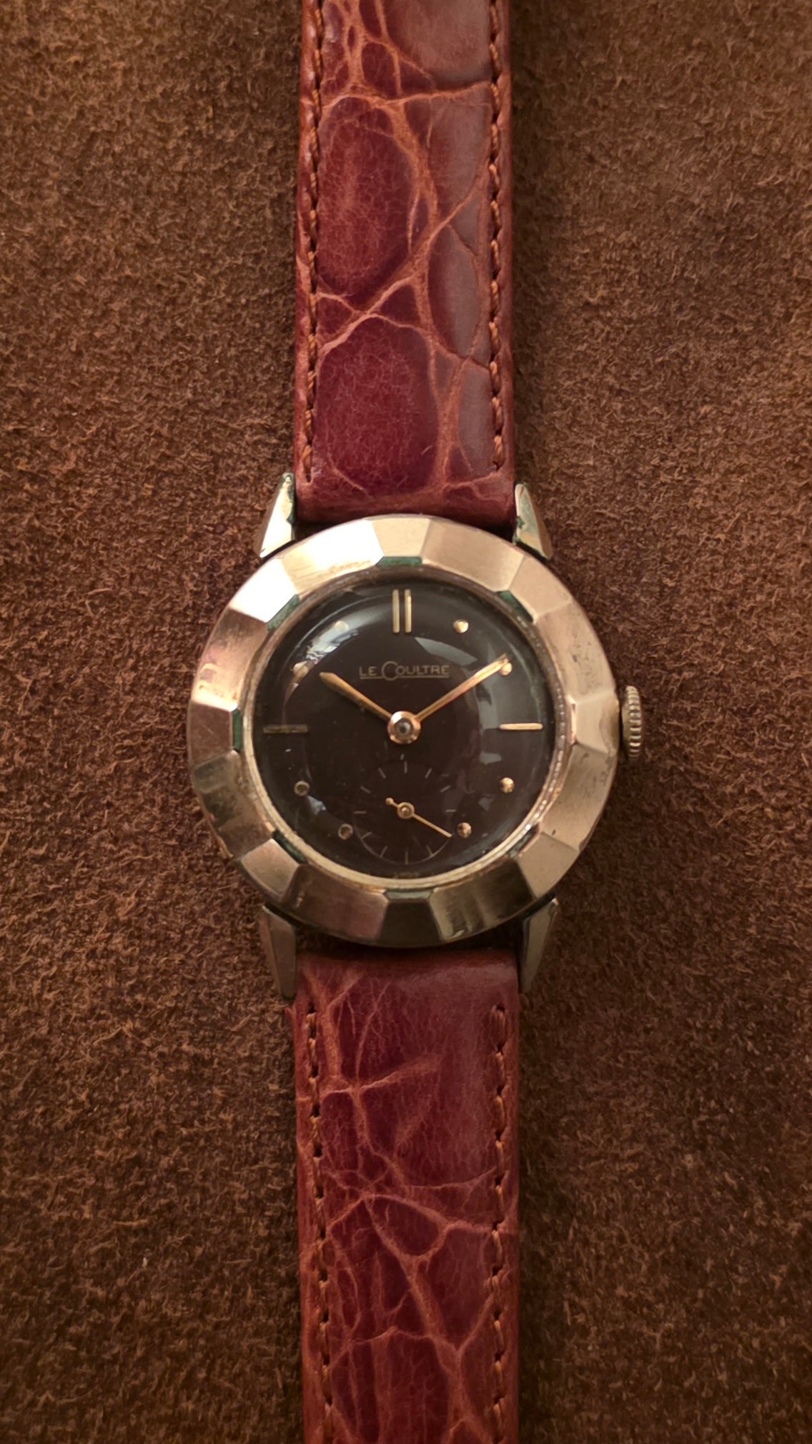 Lecoultre Disco Volante dress watch from the 1950s