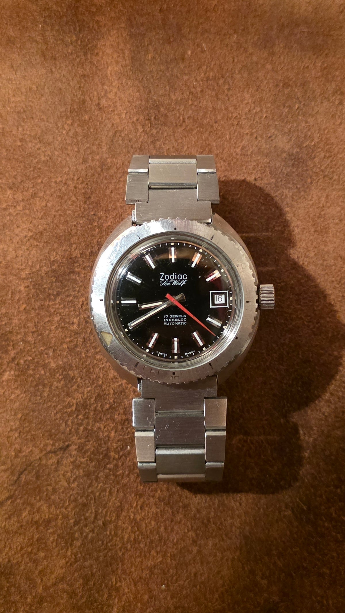Zodiac Sea Wolf 86404 watch from the 1970s