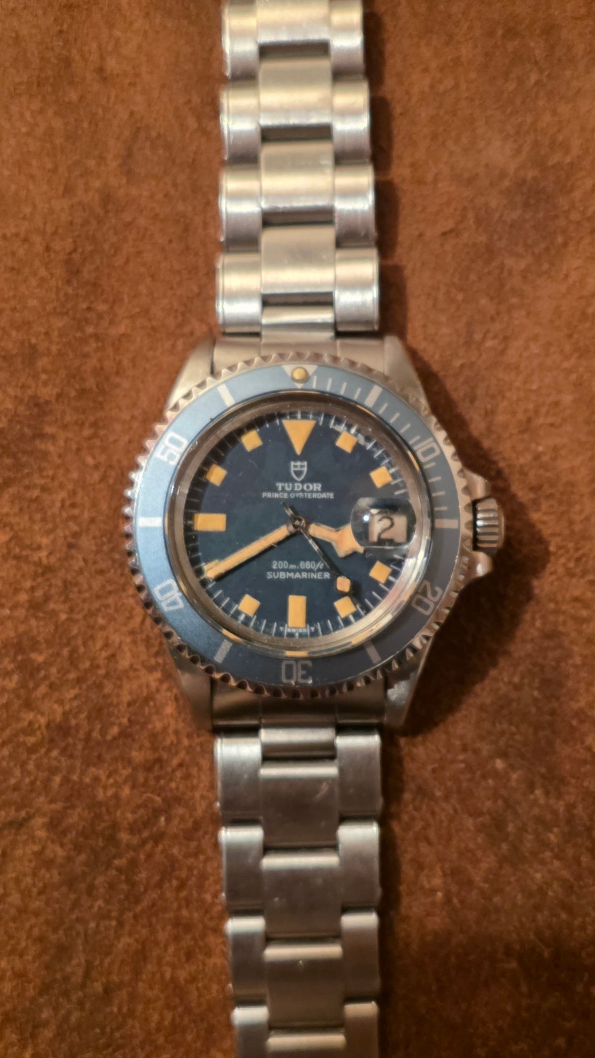 Tudor Snow flake 94110 Submariner watch from 1976