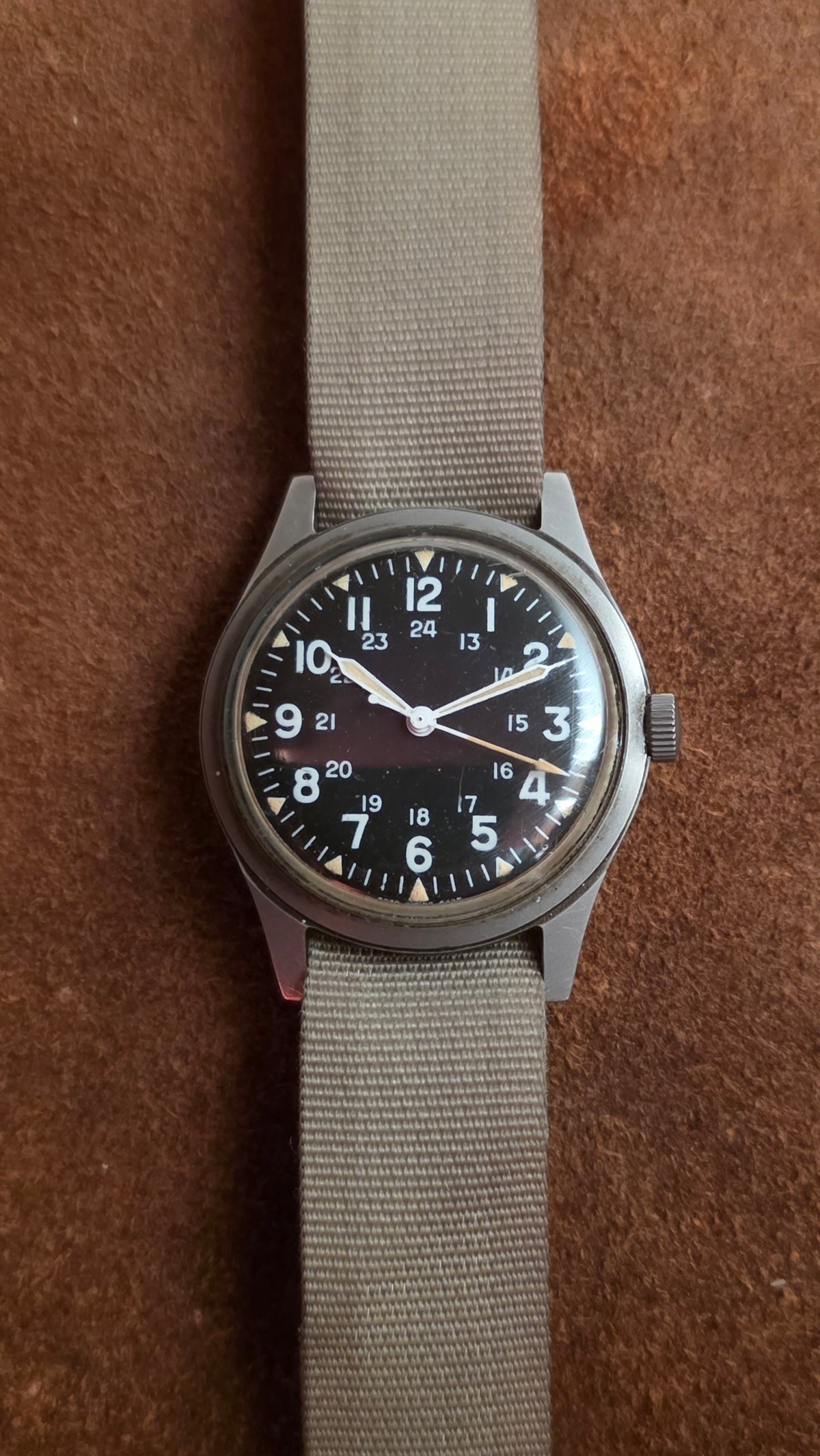 Hamilton W - 113 Military watch from 1973