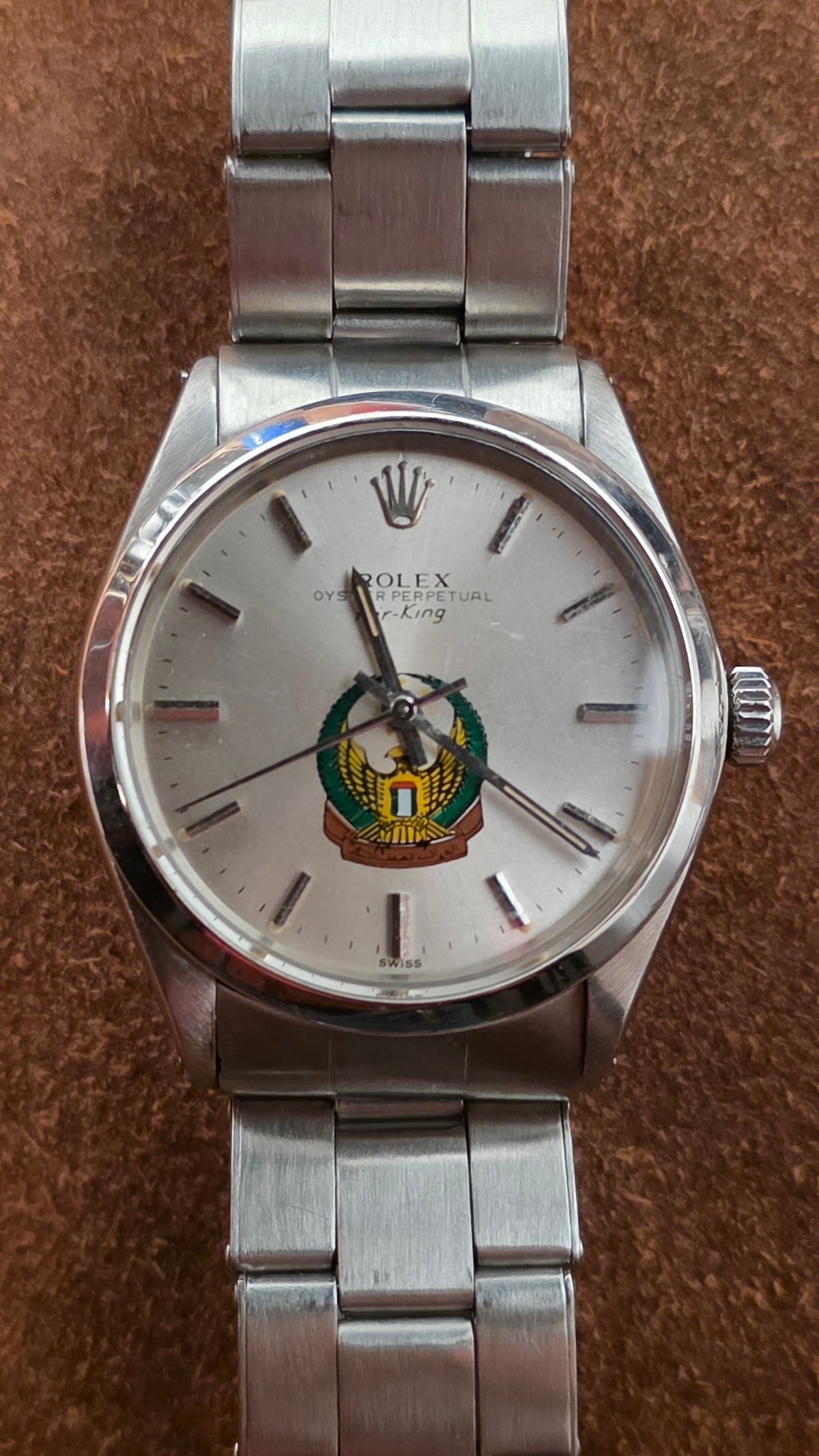 Rolex Airking 5500 UAE watch from 1973