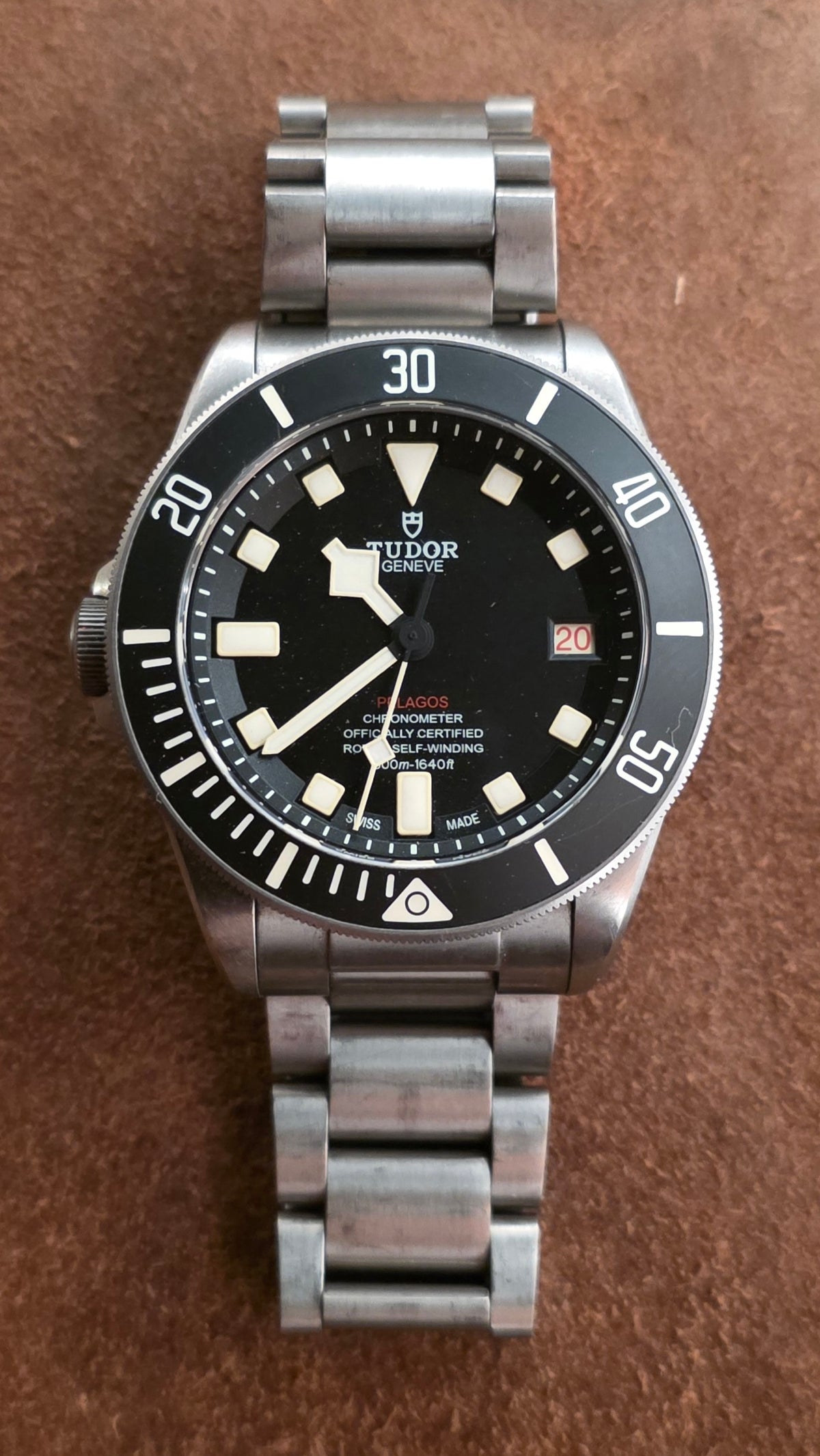 Tudor Pelagos LHD M25610TNL watch from 2018