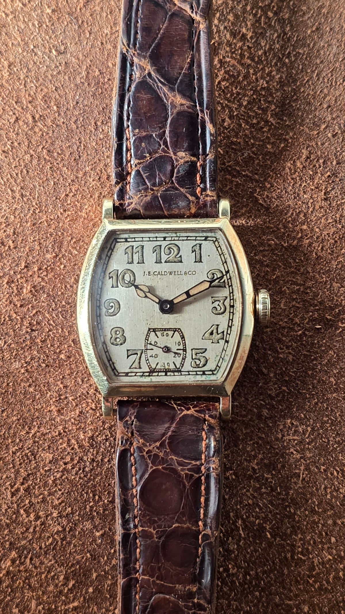 J. E. Caldwell Longines watch from the 1920s