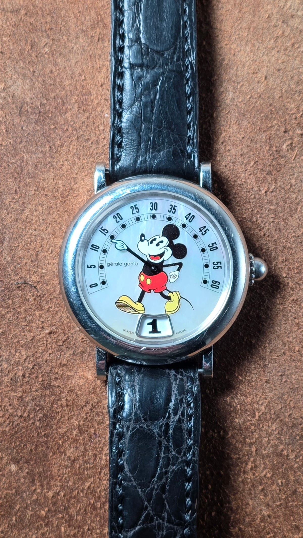 Gerald Genta G 3612 7 Fantasy Mickey Mouse watch from the 1990s