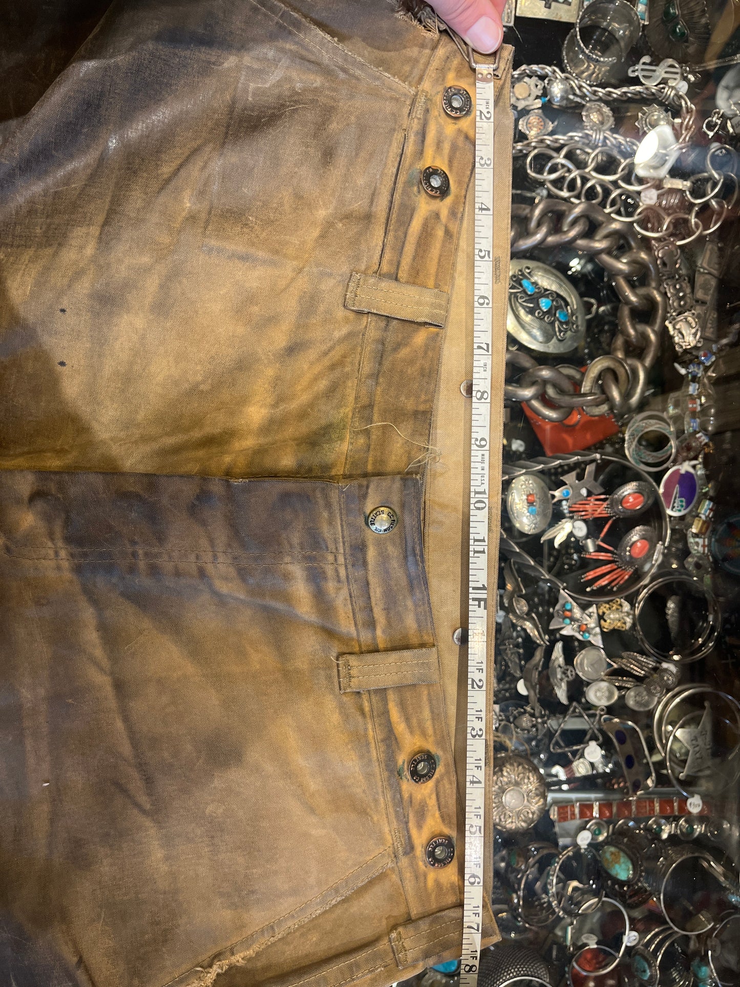 CC Filson Logging Tin Cloth Waxed Cotton Canvas Trouser
