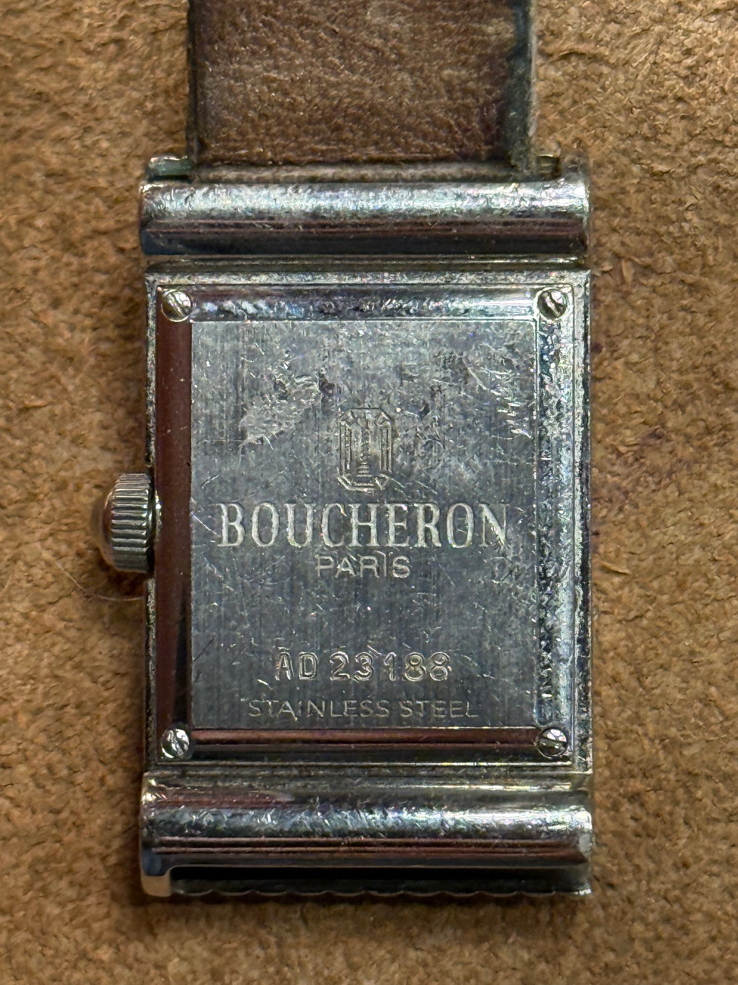 Boucheron Reflect in stainless steel watch.
