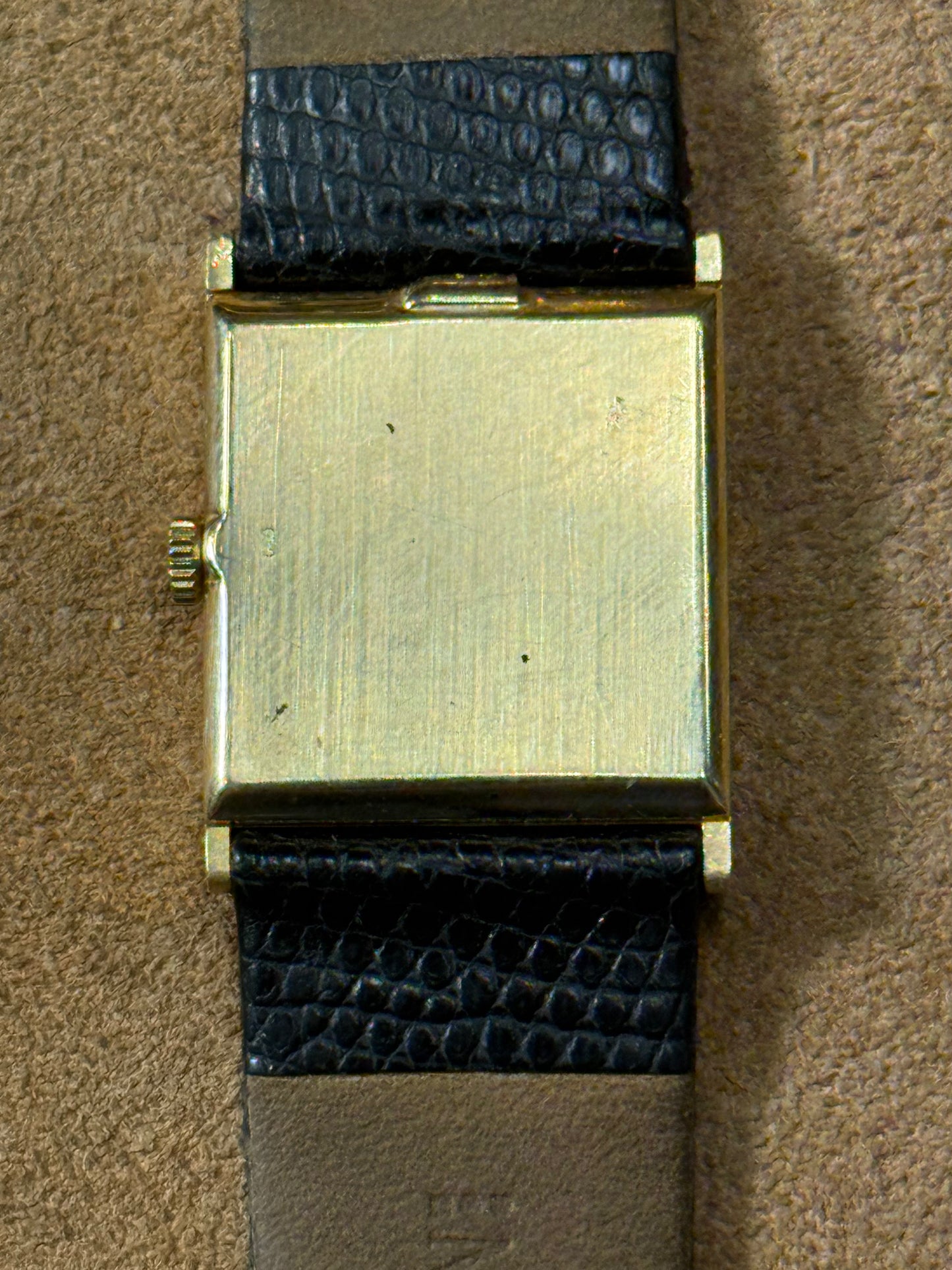 Rolex Cellini 4014 from the 1970s watch with a Burgundy mirror dial.
