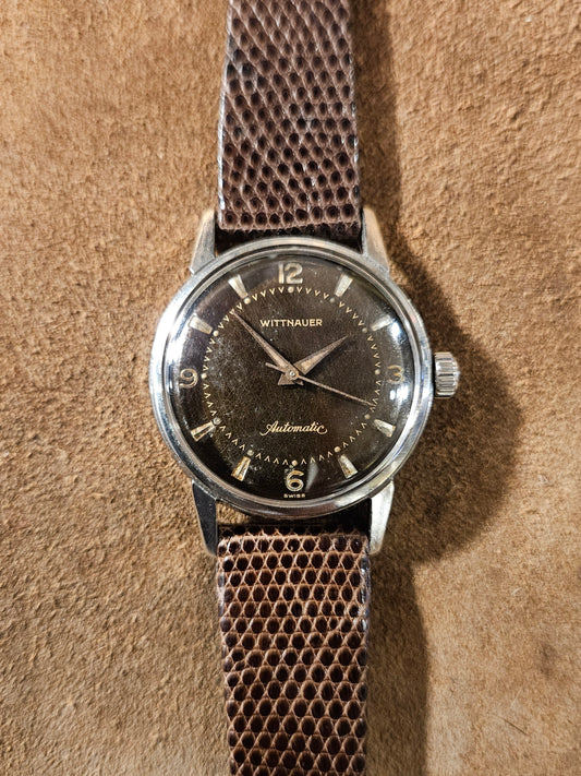 Wittnauer Tropical Brown dial watch from the 1960s