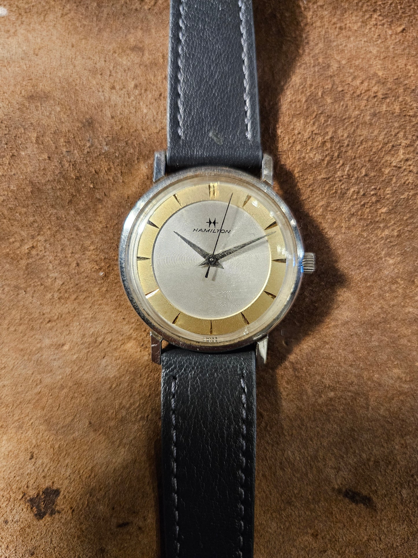 Hamilton stainless steel watch from the 1960s