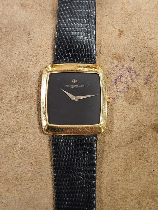 Vacheron Constantin 18kt Rectangular Cushion shaped watch from the 1980s