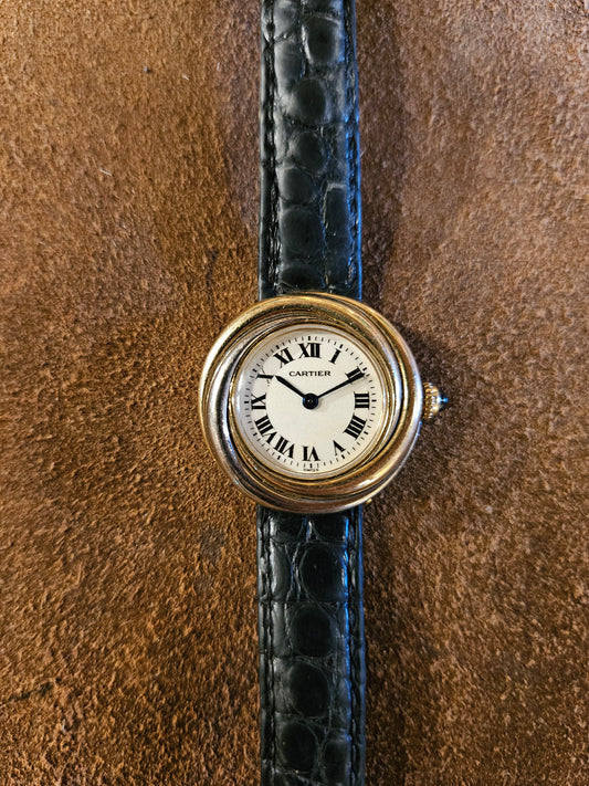 Cartier 2357 Trinity 18kt tri color watch from 1996