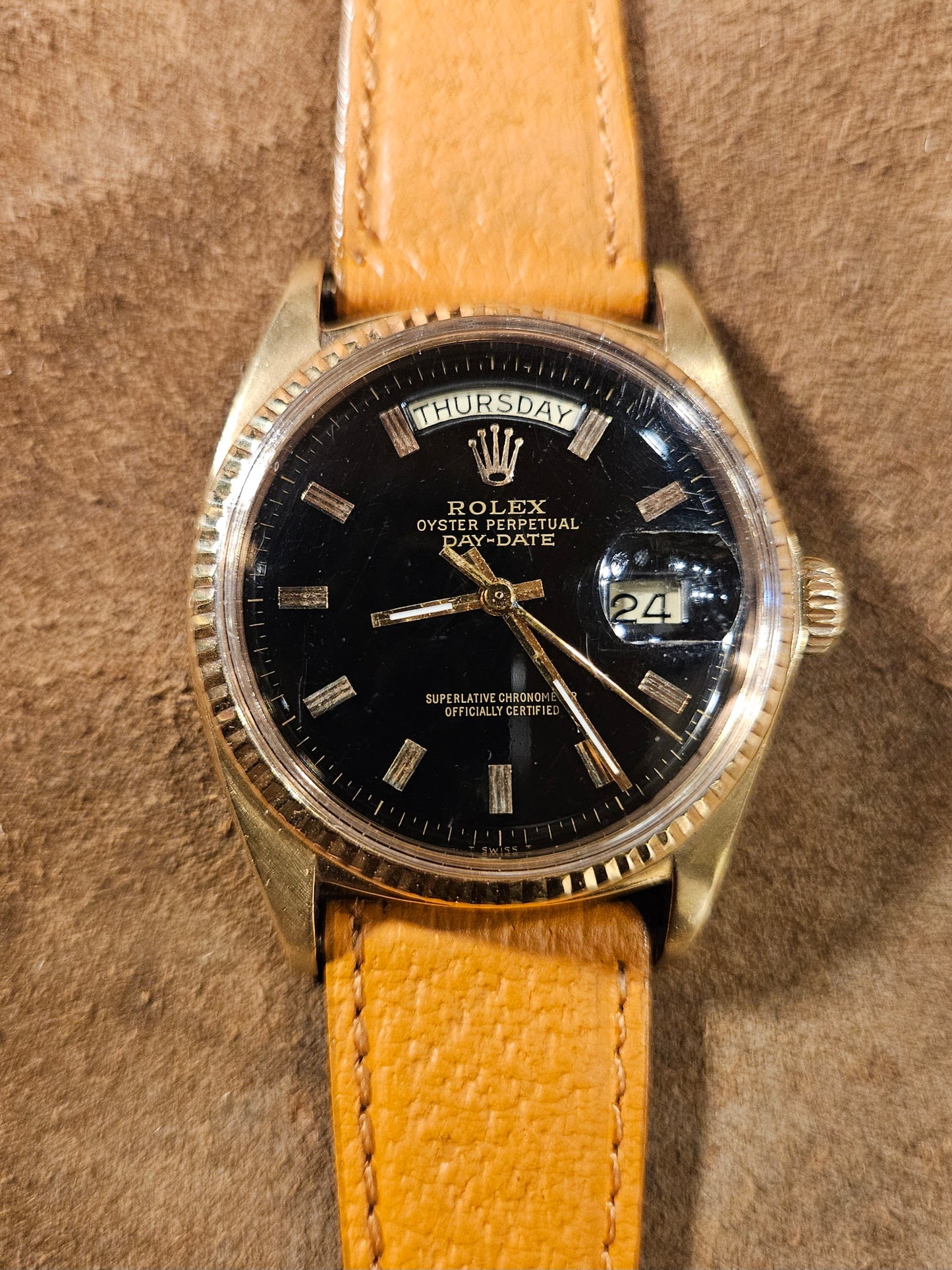 Rolex Day Date 1803 18kt watch from 1971