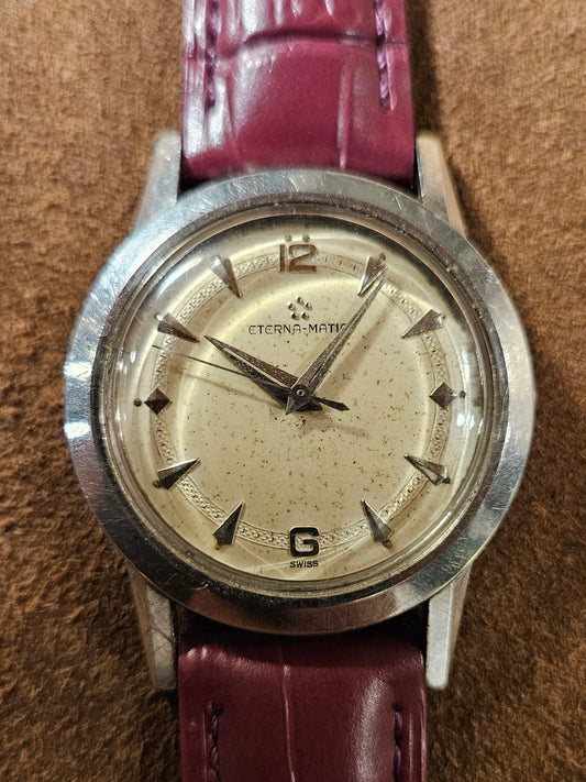 Eterna matic Stainless steel watch from the 1960s