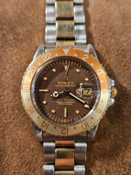 Rolex Gmt Master 1675 Rootbeer watch from 1973