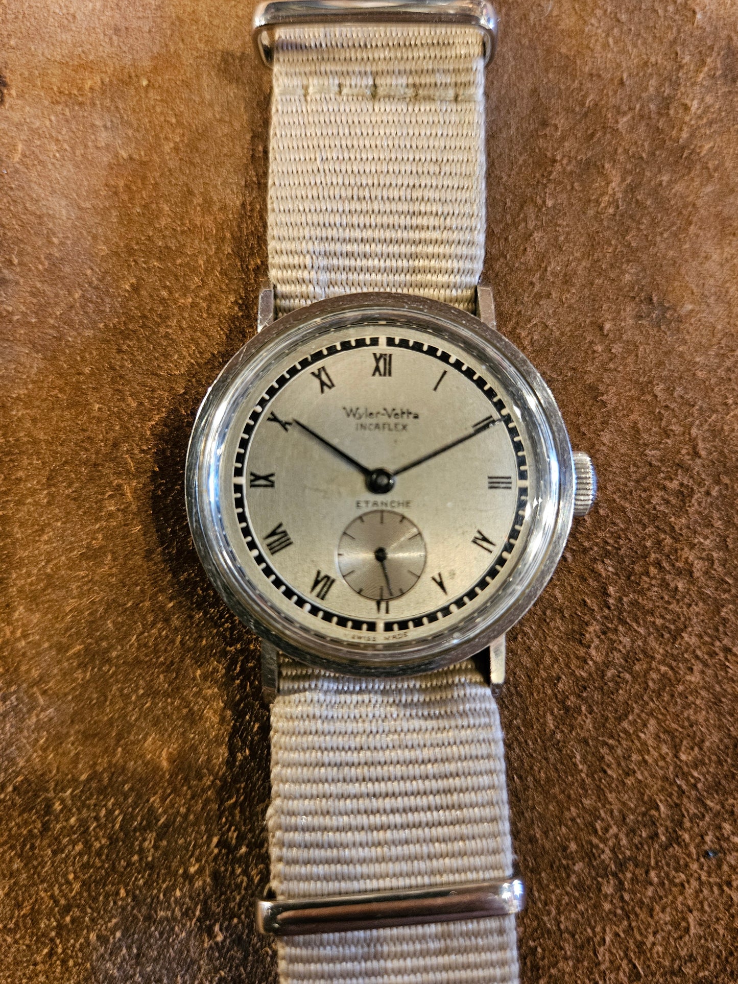 Wyler Vetta Incaflex Ethanche watch from the 1940s.