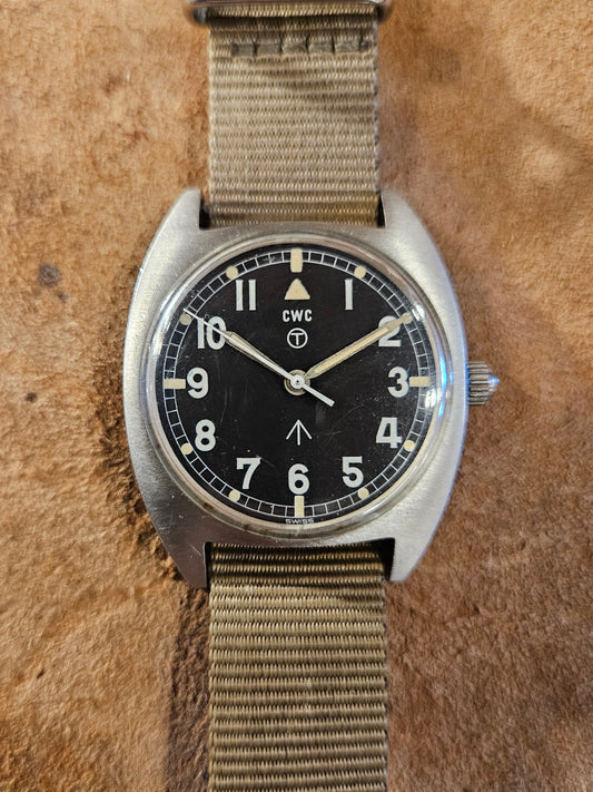 CWC w10 British Army issued watch from 1977